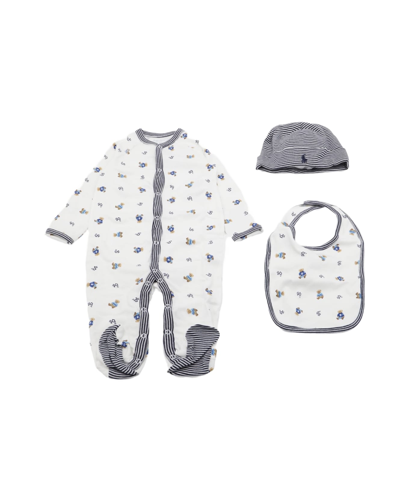 Polo Ralph Lauren White Cotton Jumpsuit - White