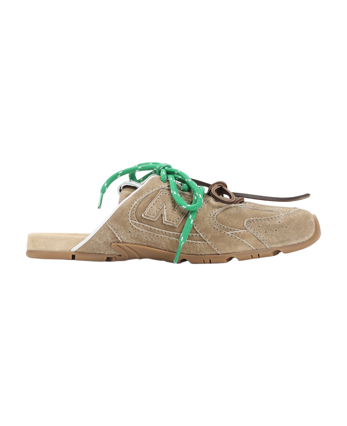 Miu Miu Nb Mules Sneakers - Ecru