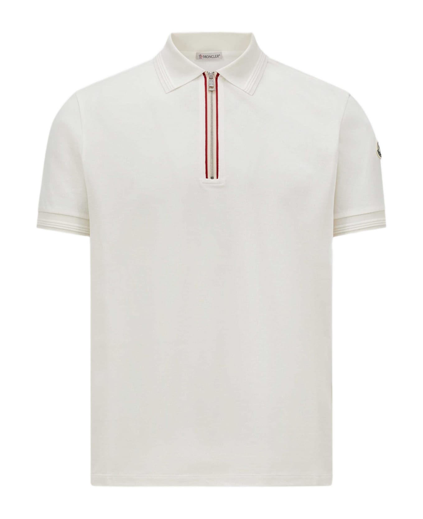 Moncler Ss Polo - White