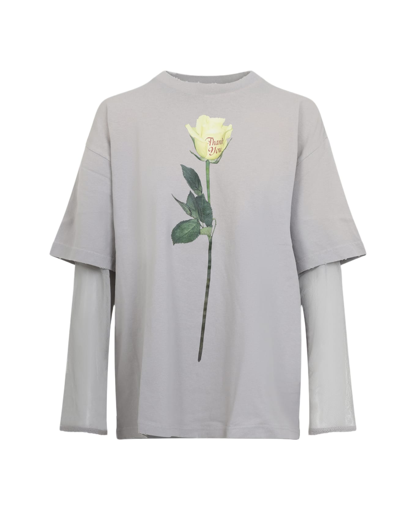 Acne Studios T-shirt - Aab Light Grey