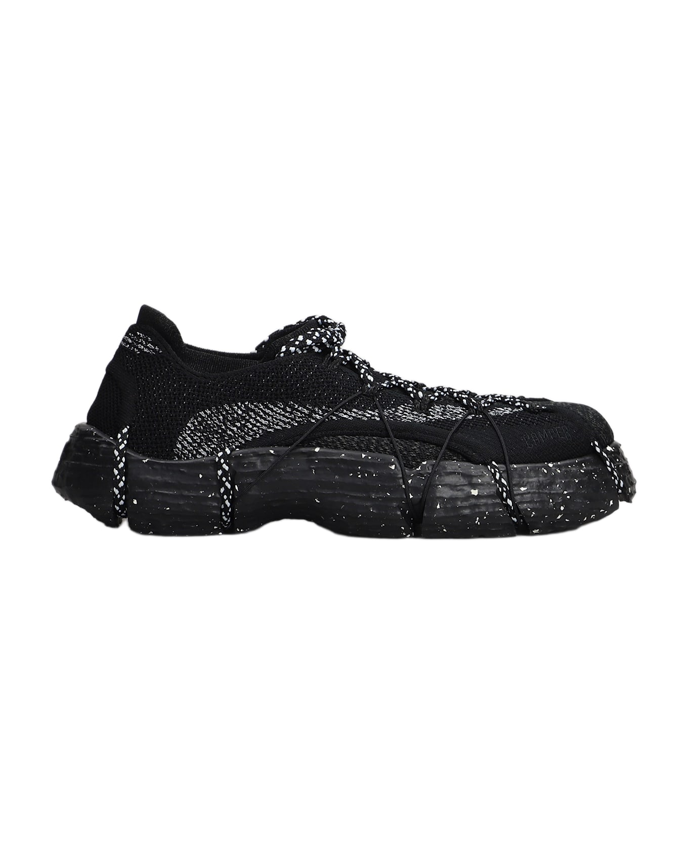 Camper Roku Sneakers In Black Fabric - black