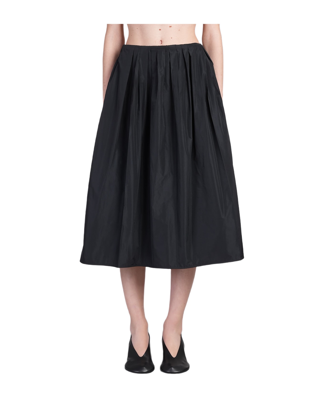 【送料&関税込】Jil Sander Skirt 84 Skirt In Black Polyester Jil Sander Skirt 84 Skirt In Black Polyester | italist