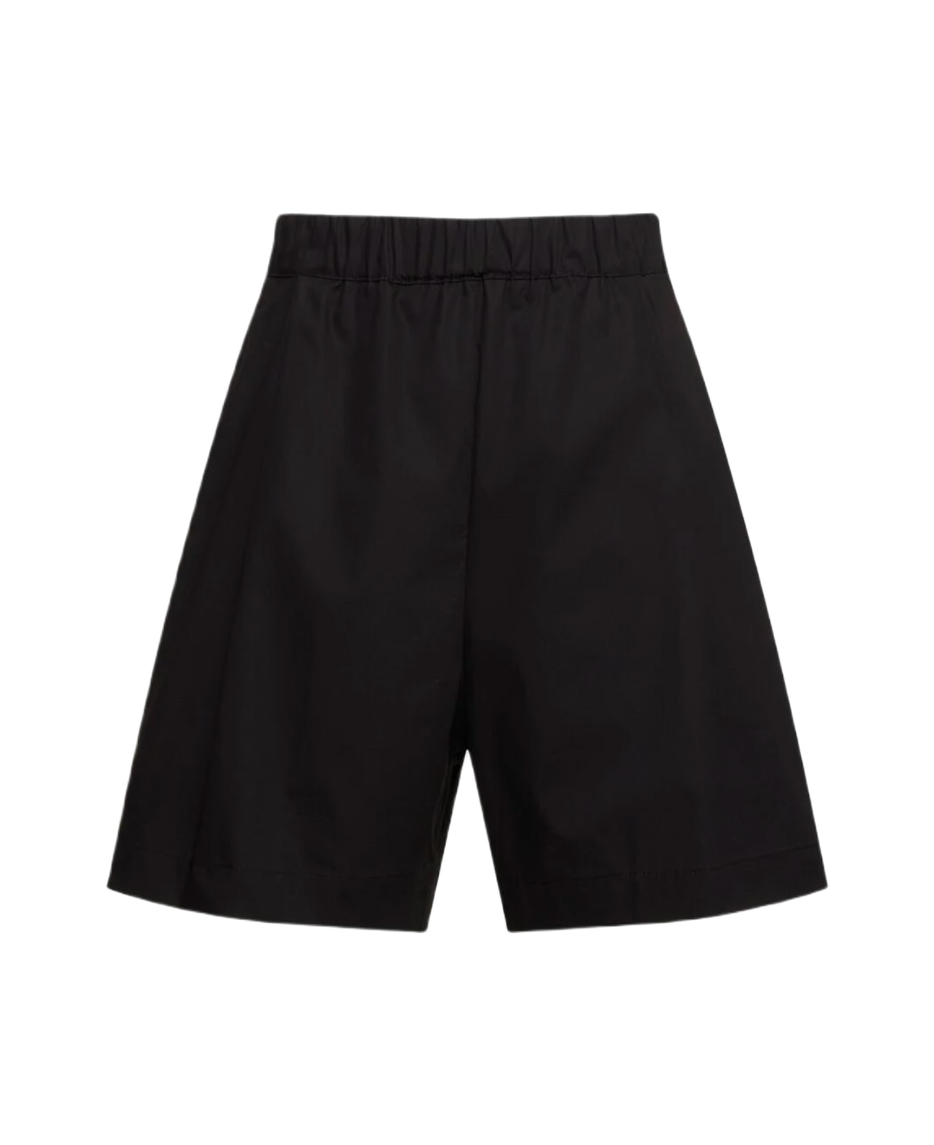 Laneus Baggy Shorts Man Black poplin cotton baggy short - Baggy short - Nero ショートパンツ
