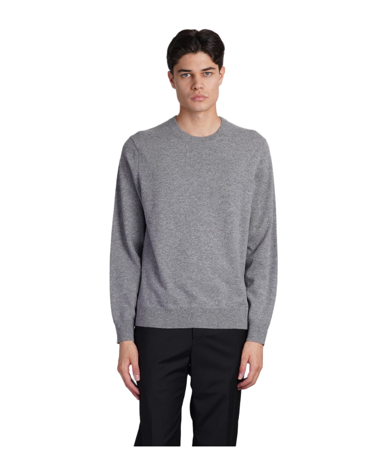 Theory Knitwear In Grey Cashmere - grey