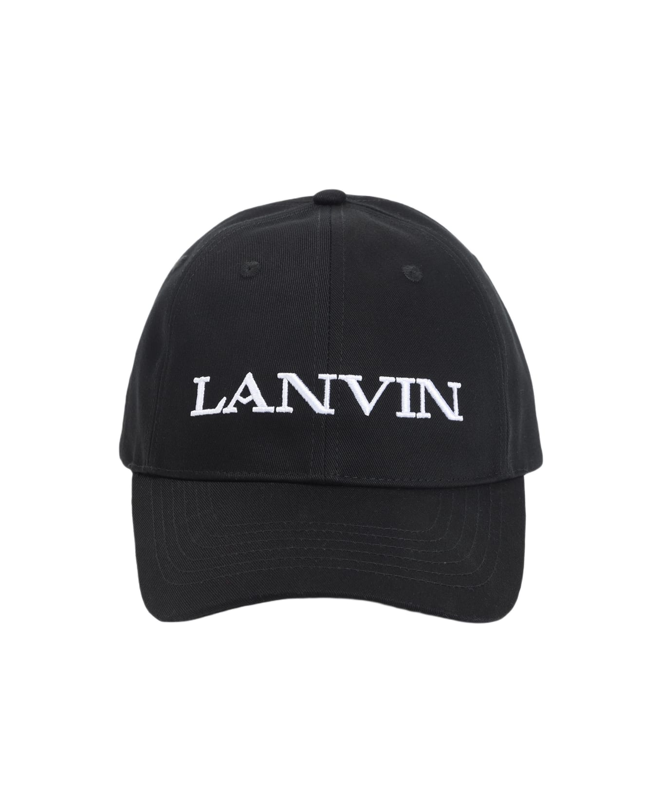 Lanvin Baseball Logo Hat - Black