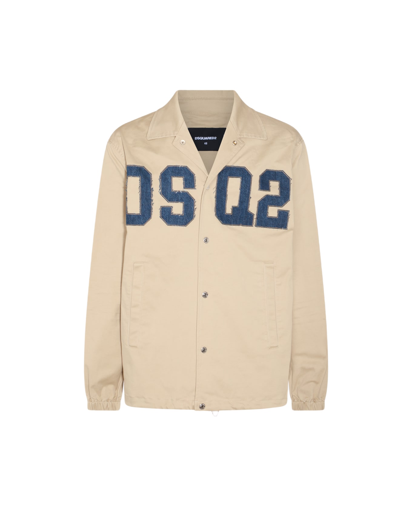 Dsquared2 Stone Cotton Casual Jacket - C