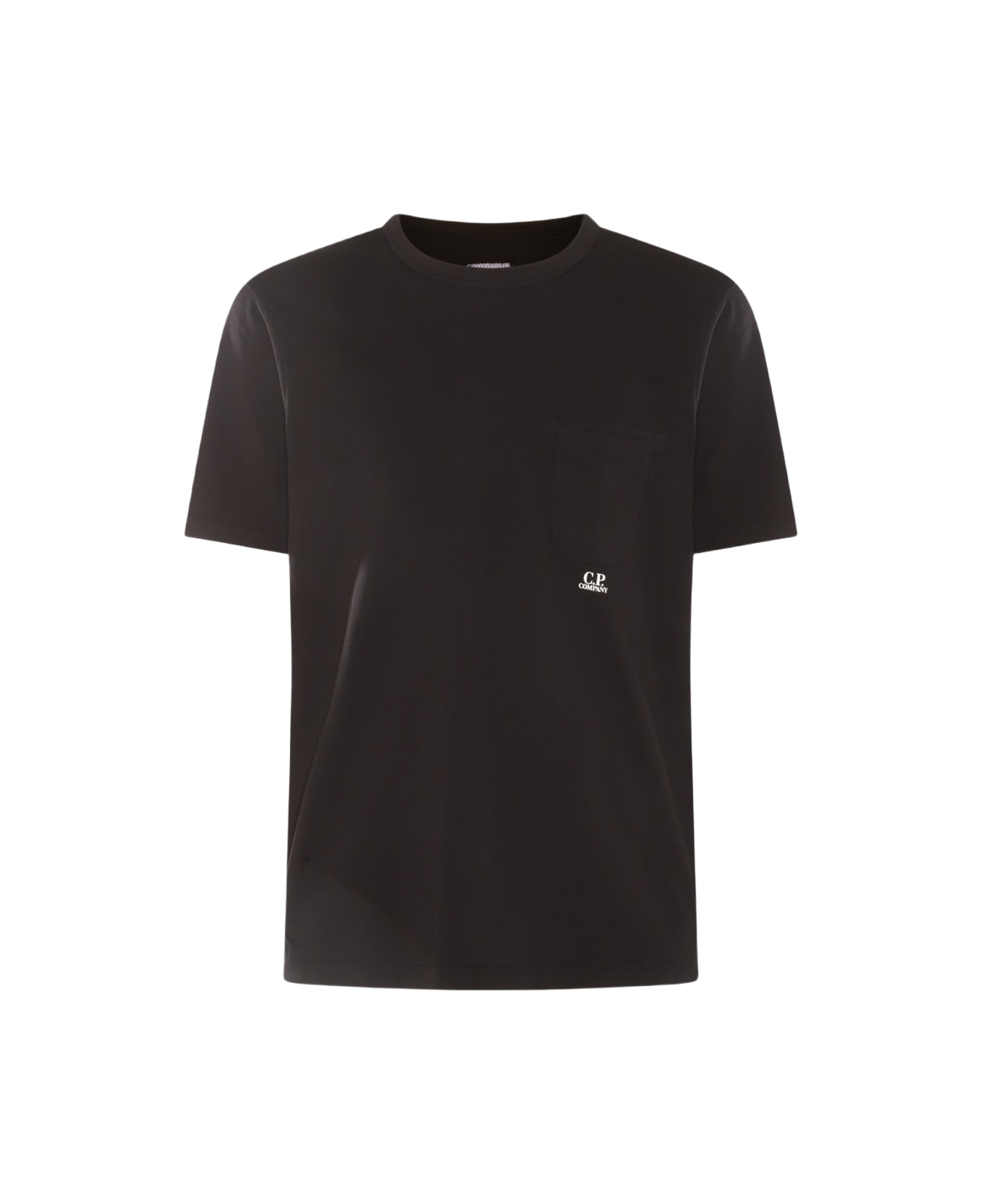 C.P. Company Black Cotton T-shirt - Black シャツ