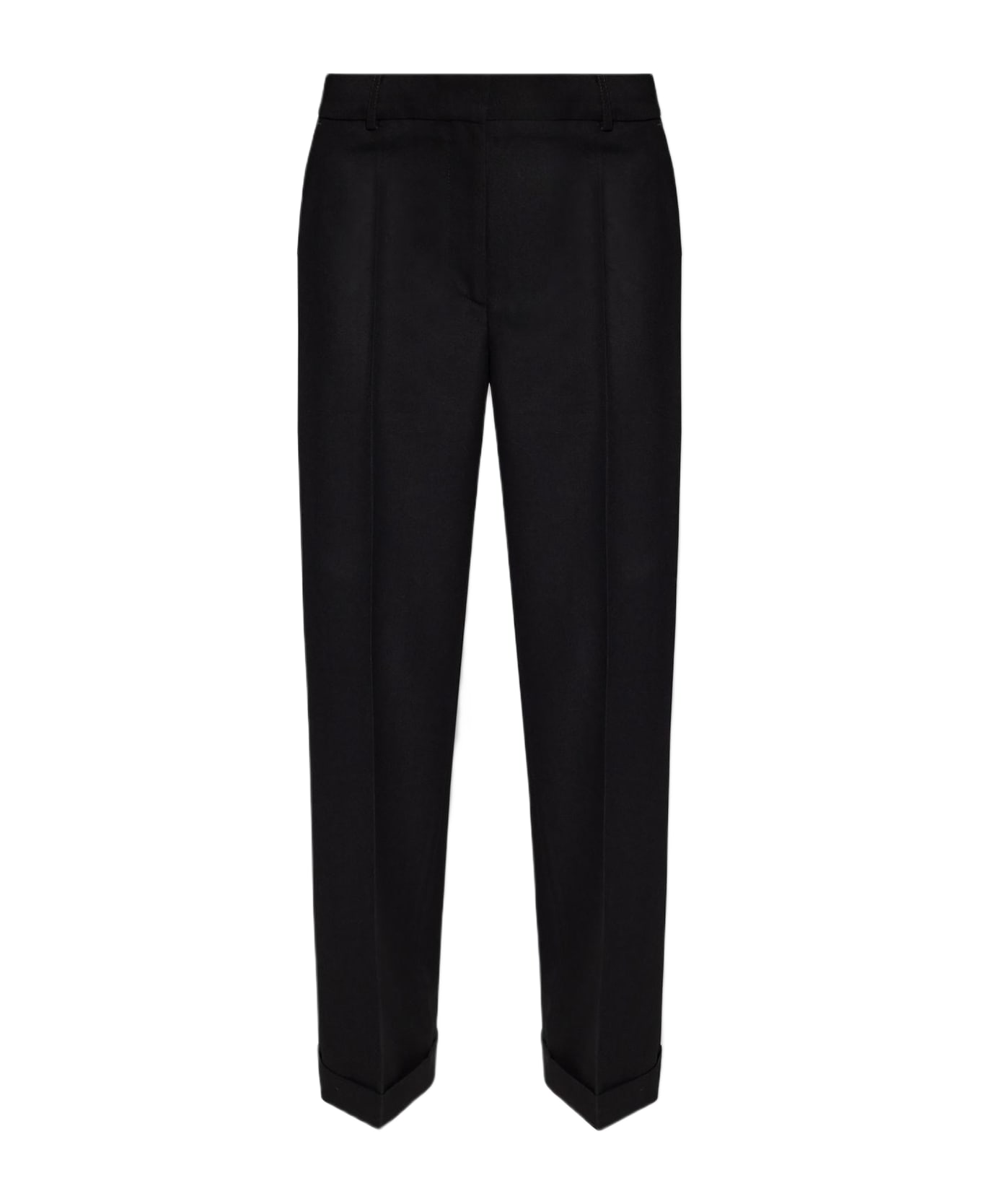 Totême Trousers With Wide Legs - 200 BLACK