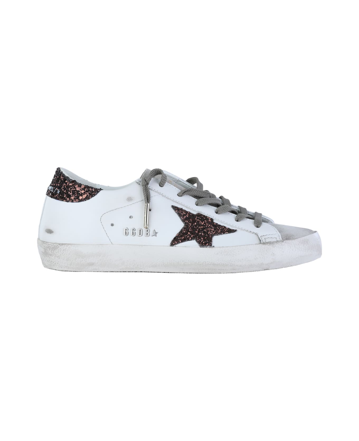 Golden Goose White And Brown Leather Super Star Sneakers - MILK/DOVE/BROWN