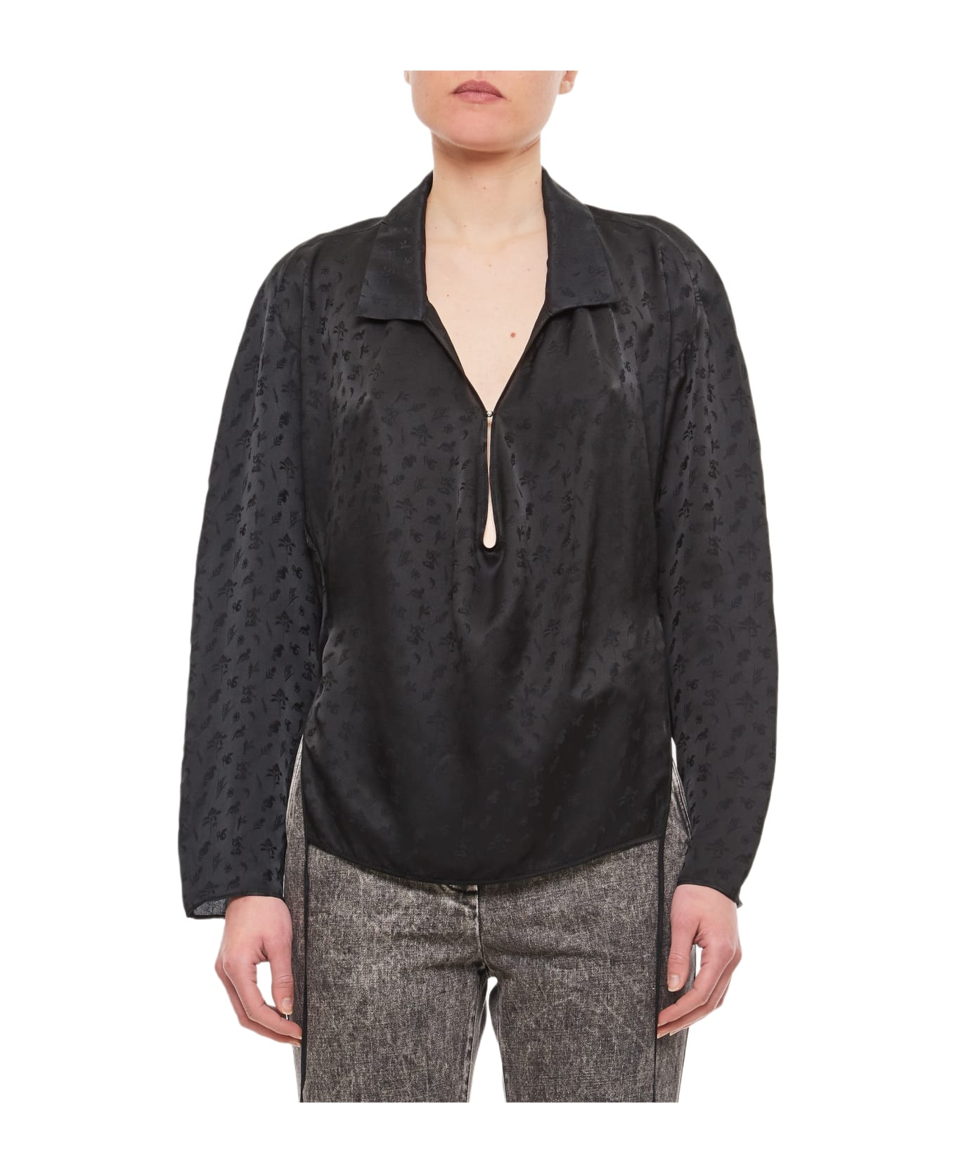 Kiko Kostadinov Two Way Shirt - Black