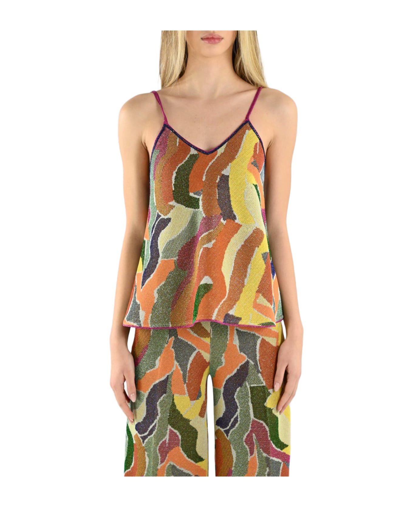 Circus Hotel Top Jacquard Lurex - MultiColour