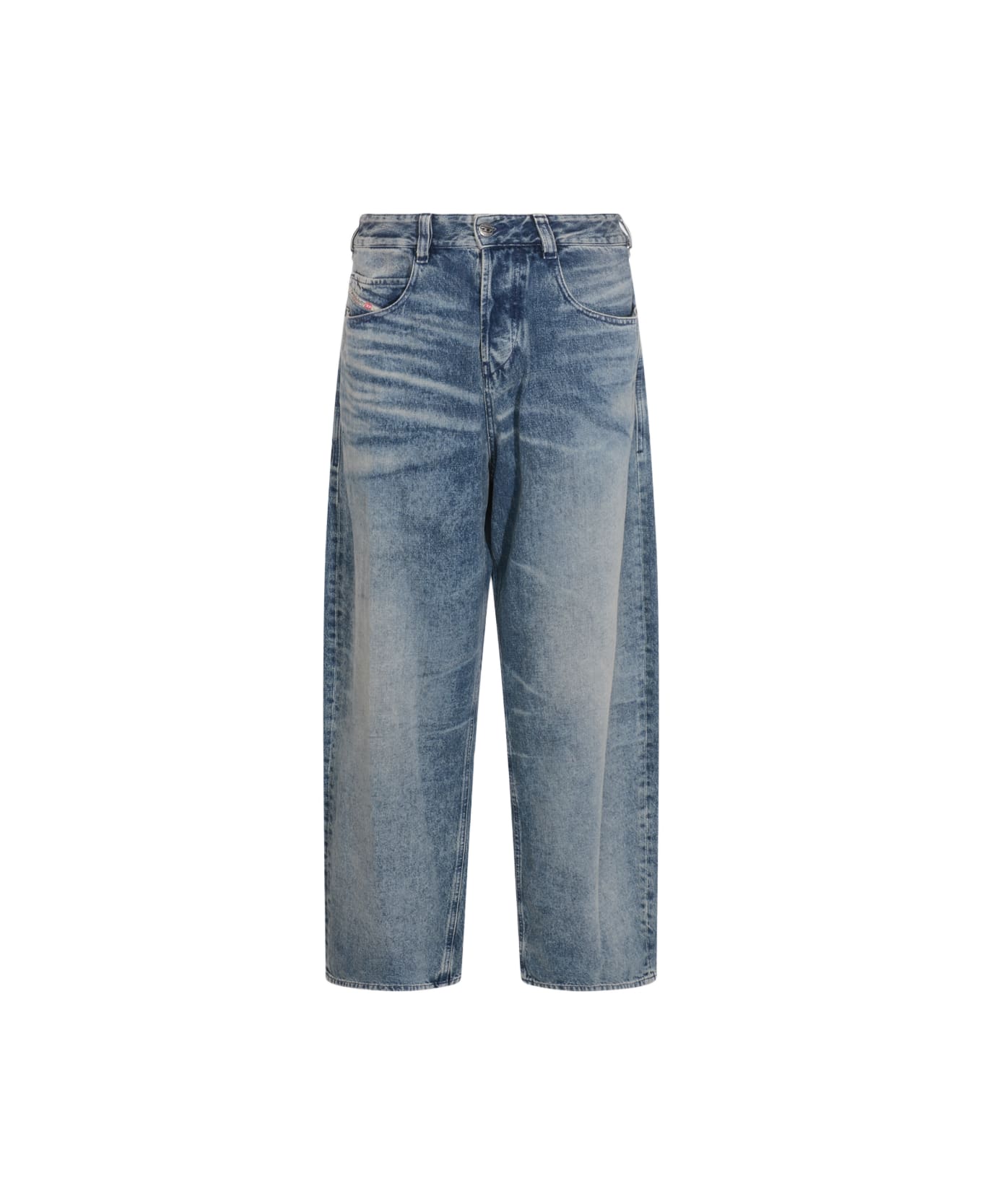 Diesel Blue Cotton Jeans - Blue