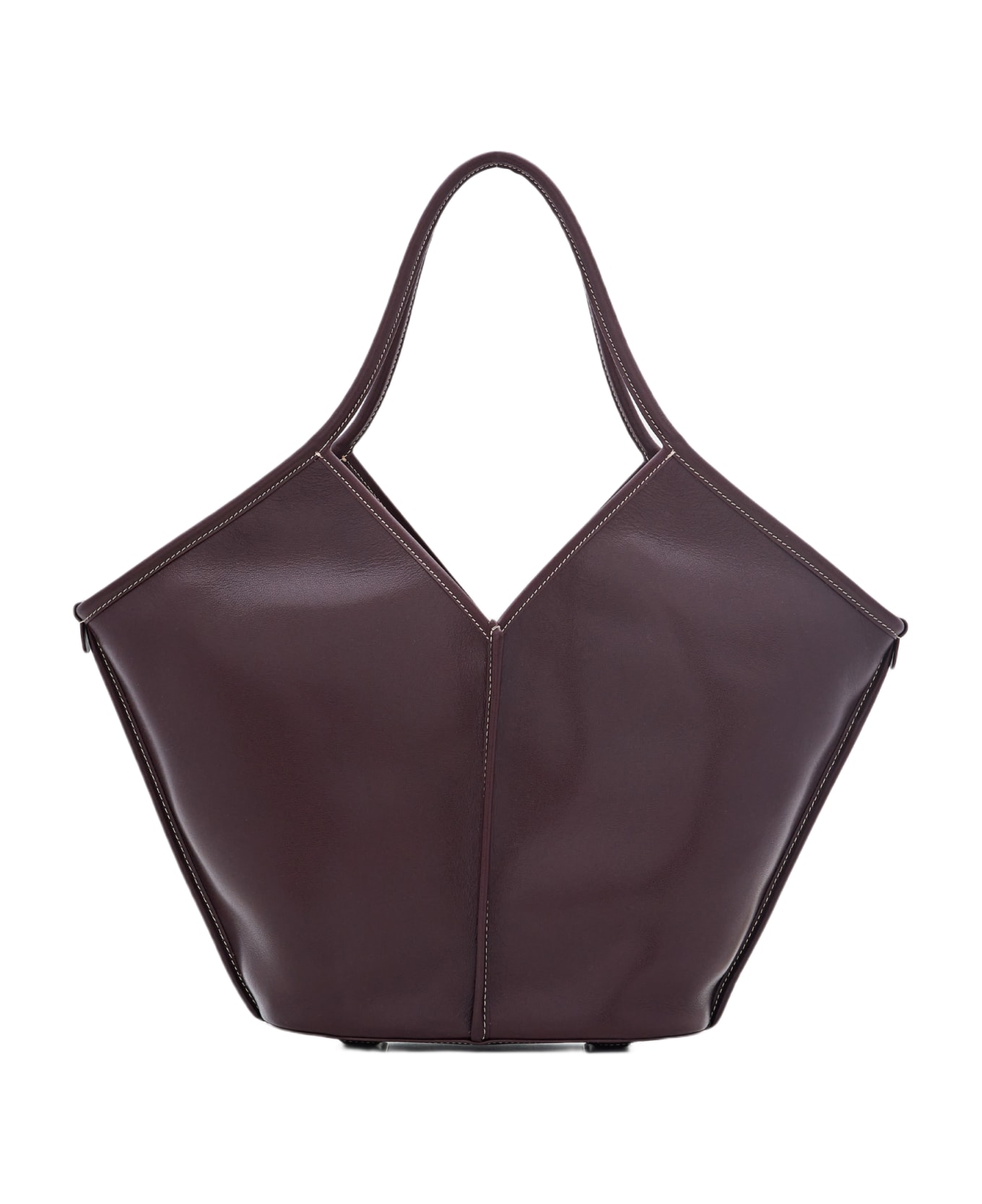Hereu Calella Leather Tote Bag - Brown