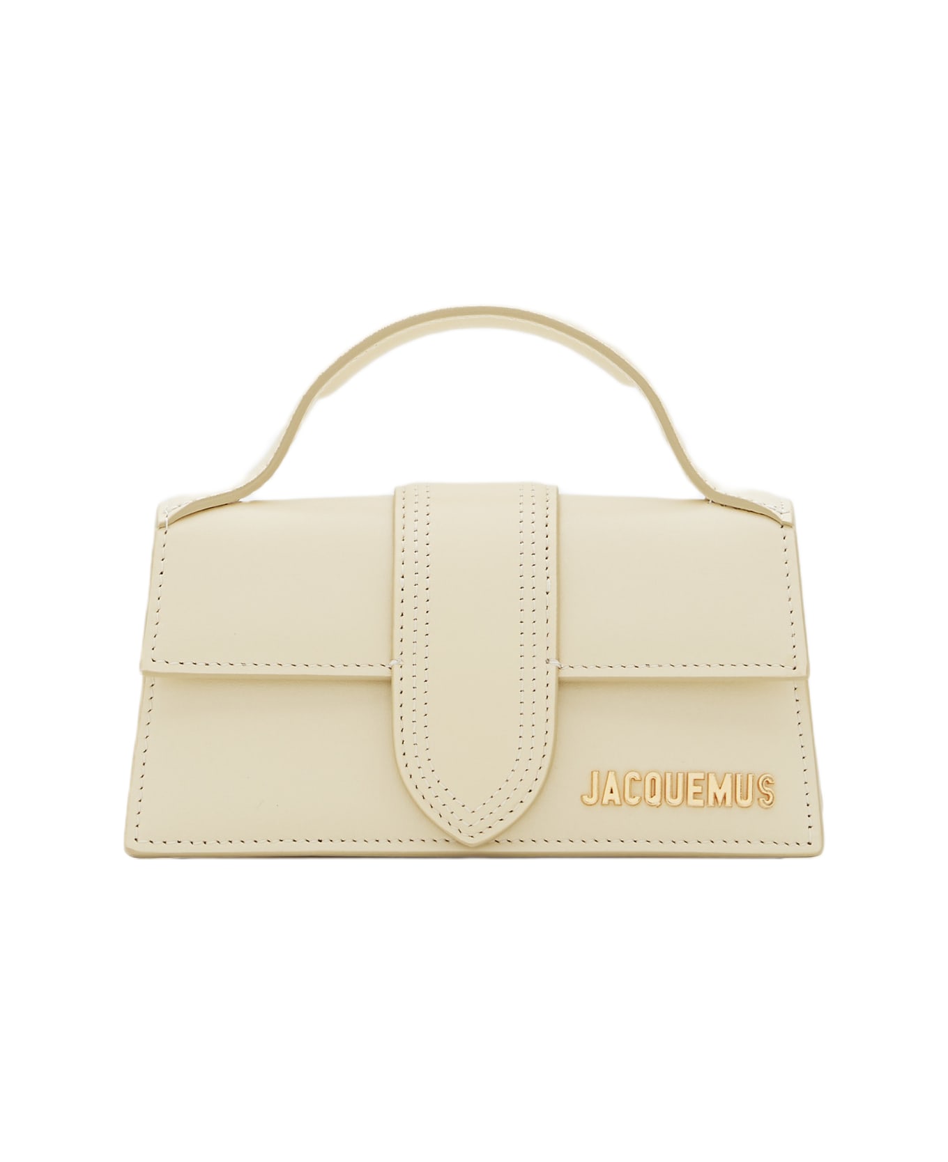 Jacquemus Le Bambino Leather Top Handle Bag - White