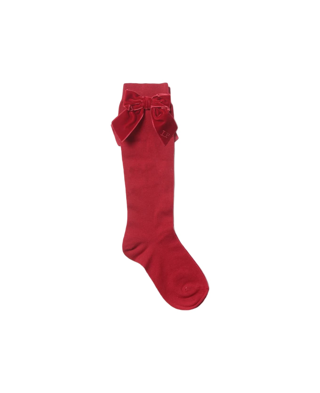 La Perla Socks With Bow - Red