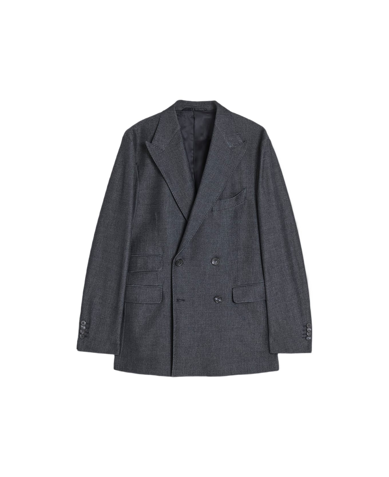 doppiaa Aareseant Double Breasted Denim Suit
