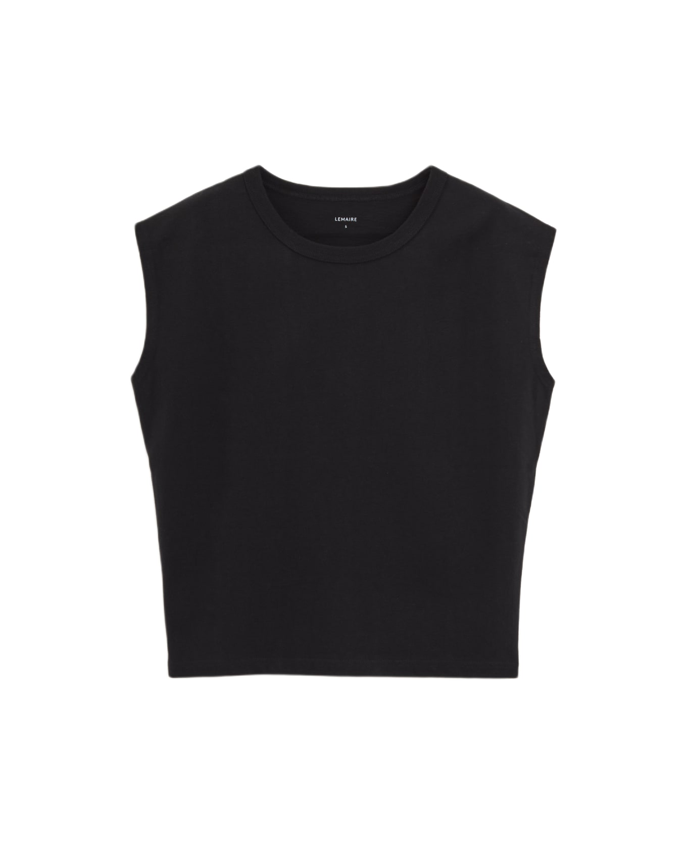 Lemaire Cap Sleeve T-shirt - black タンクトップ