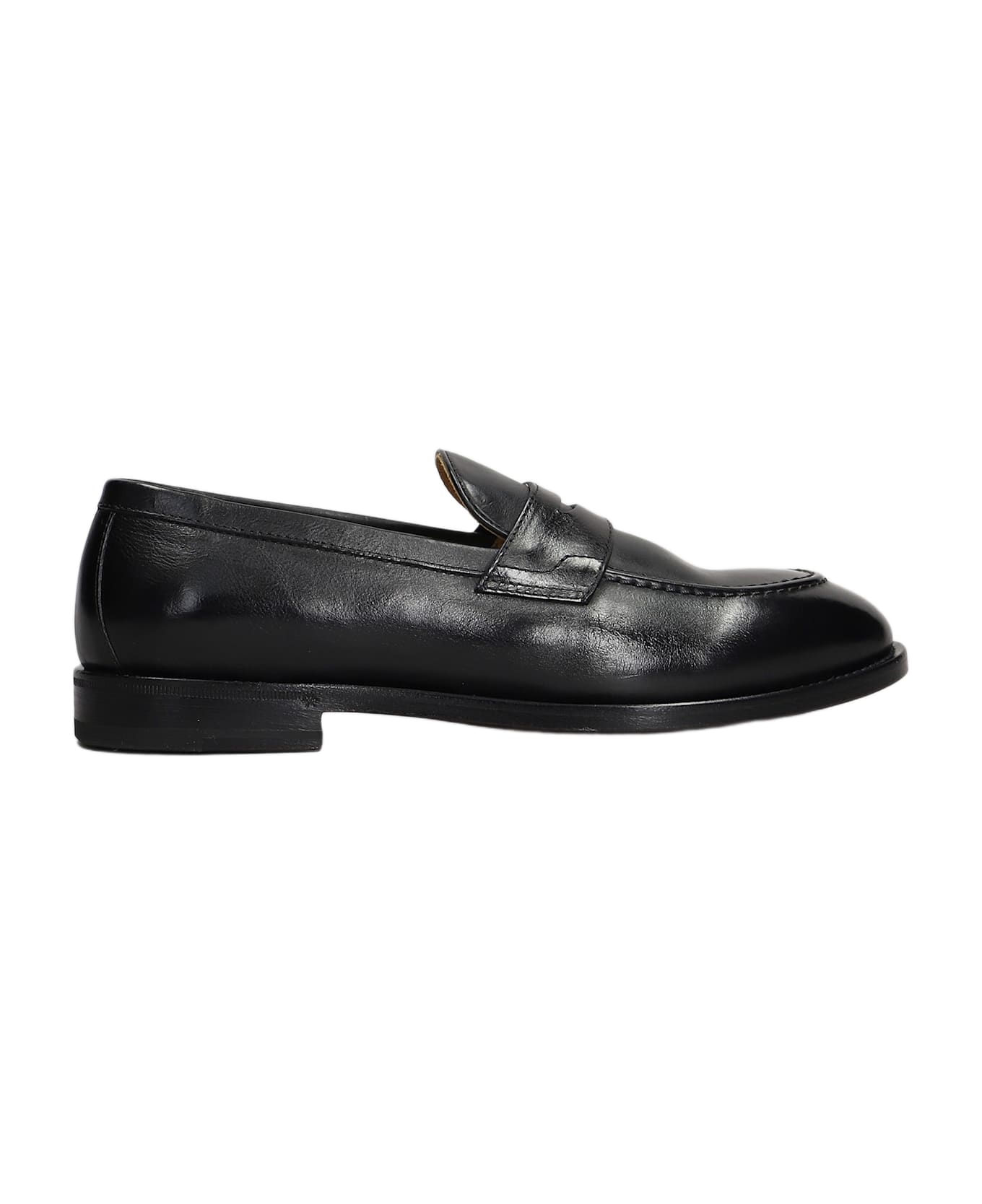Henderson Baracco Loafers In Black Leather - black