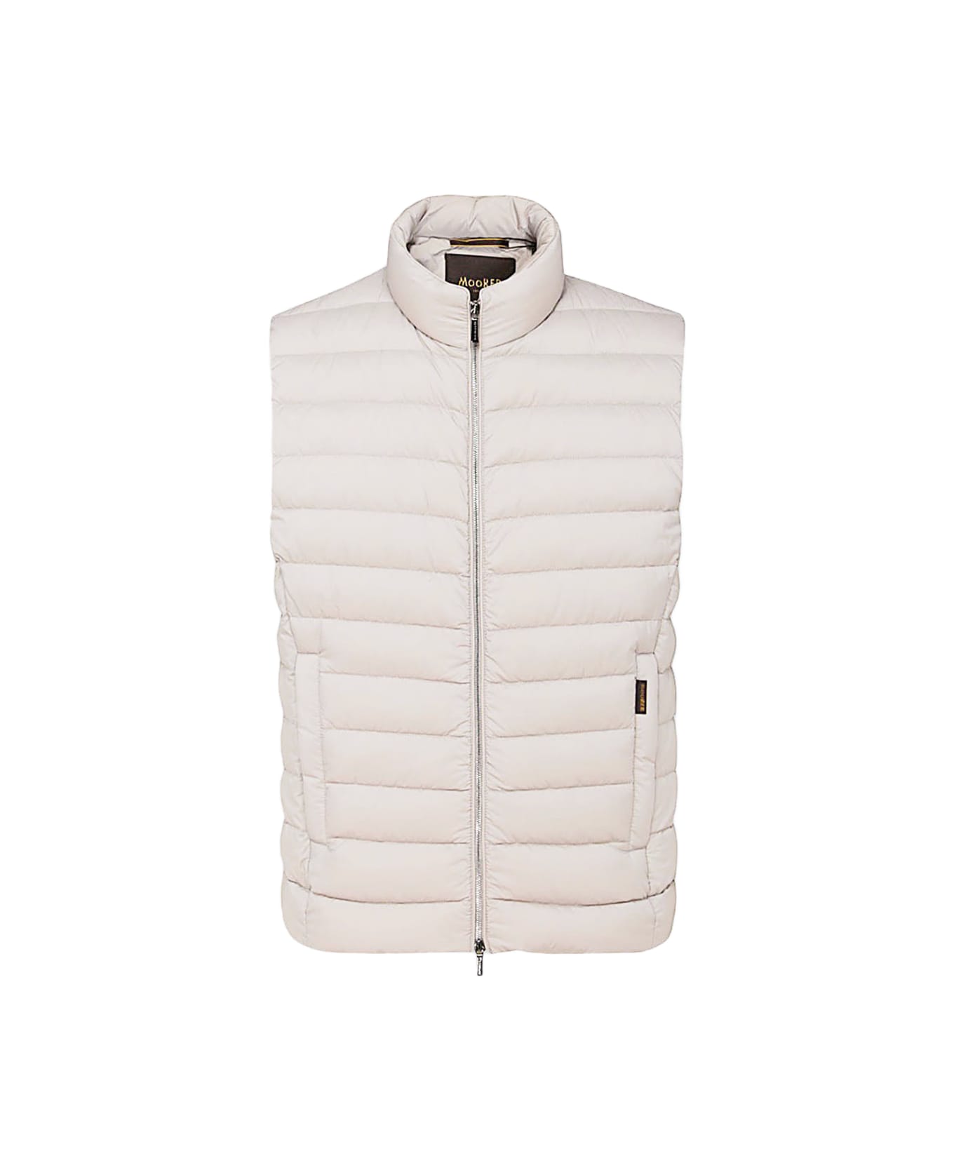Moorer White Down Jacket - Stone
