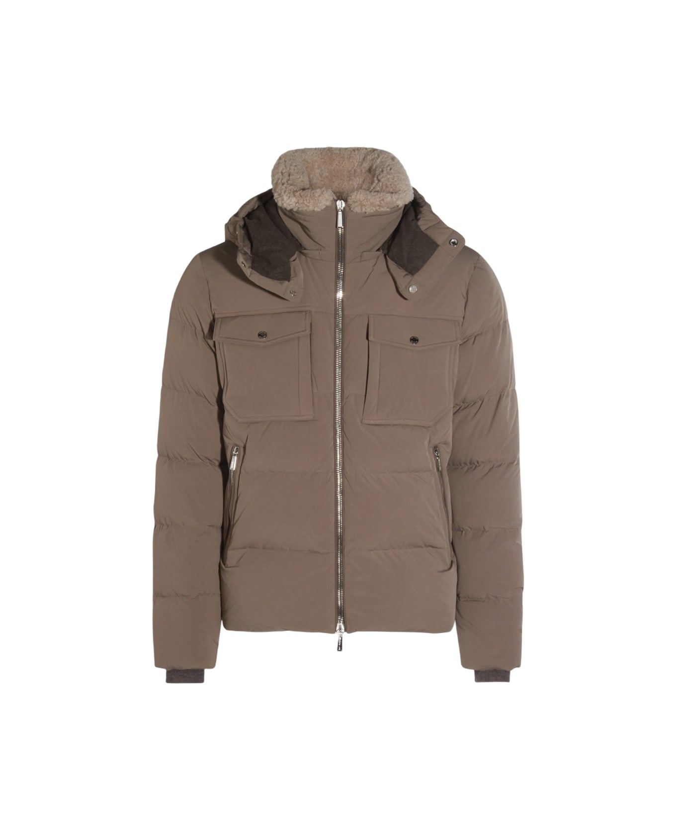 Moorer Beige Alarick Down Jacket - NUT