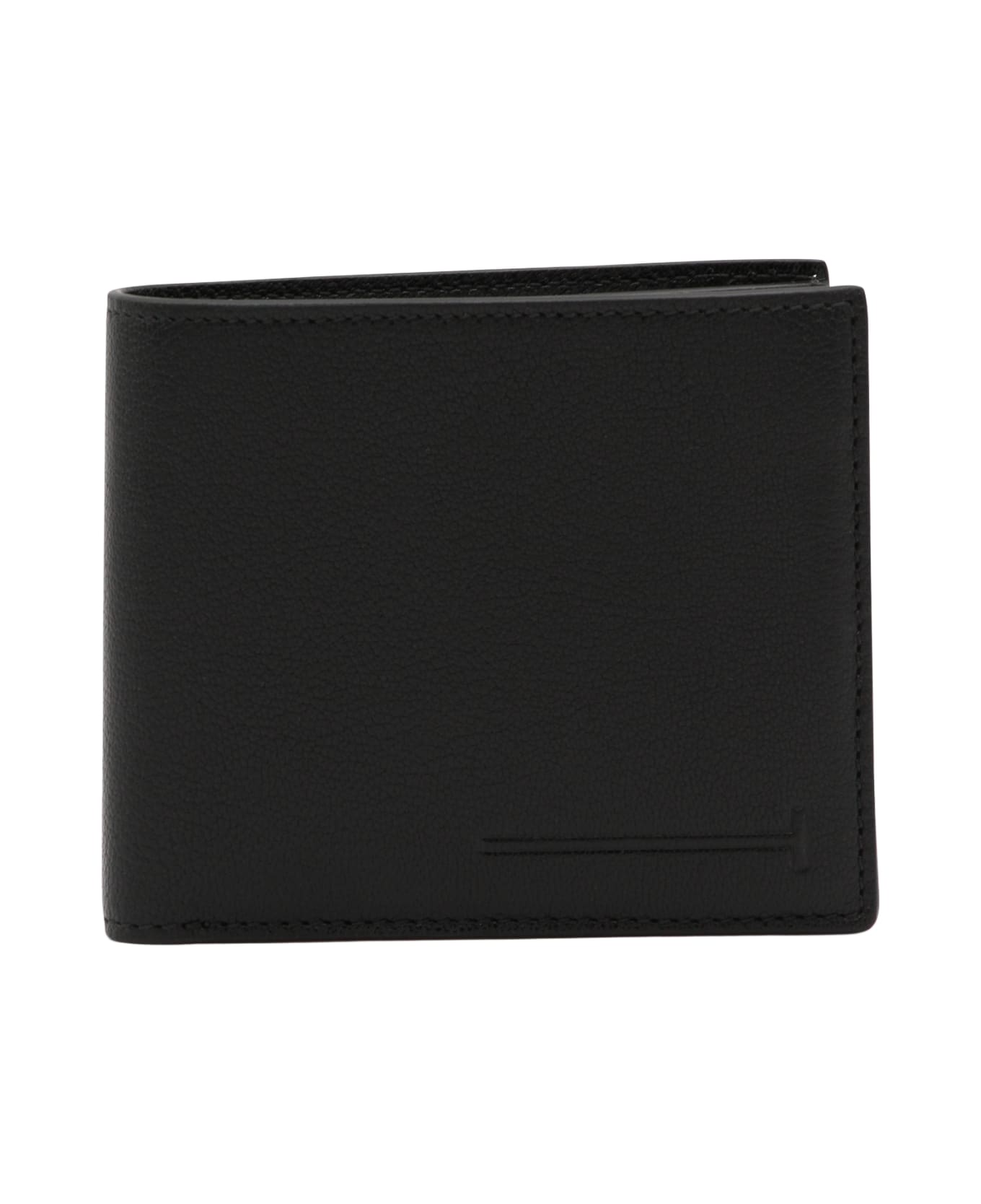 Tom Ford Black Leather Wallet - Black