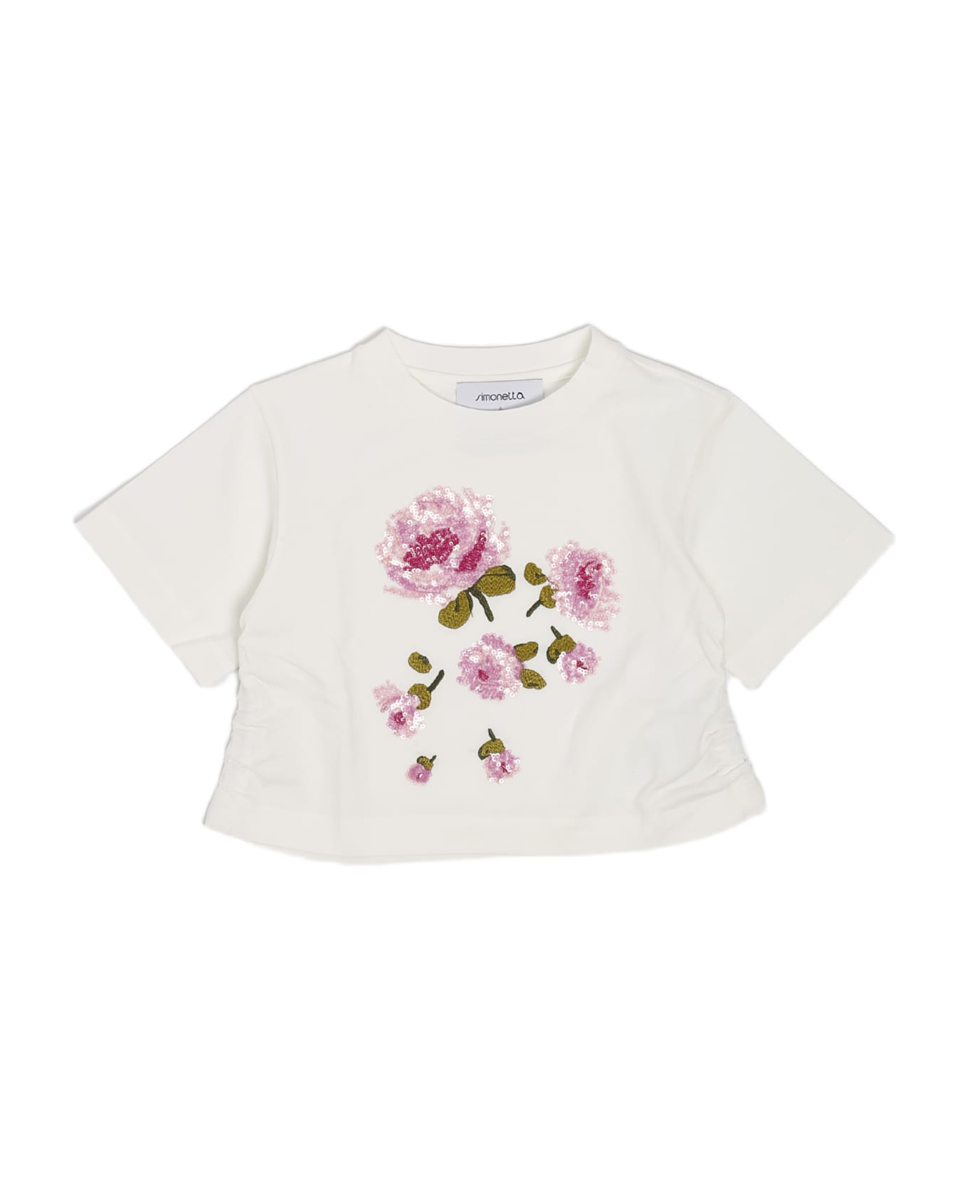 Simonetta T-shirt T-shirt - BIANCO-ROSA  Tシャツ＆ポロシャツ