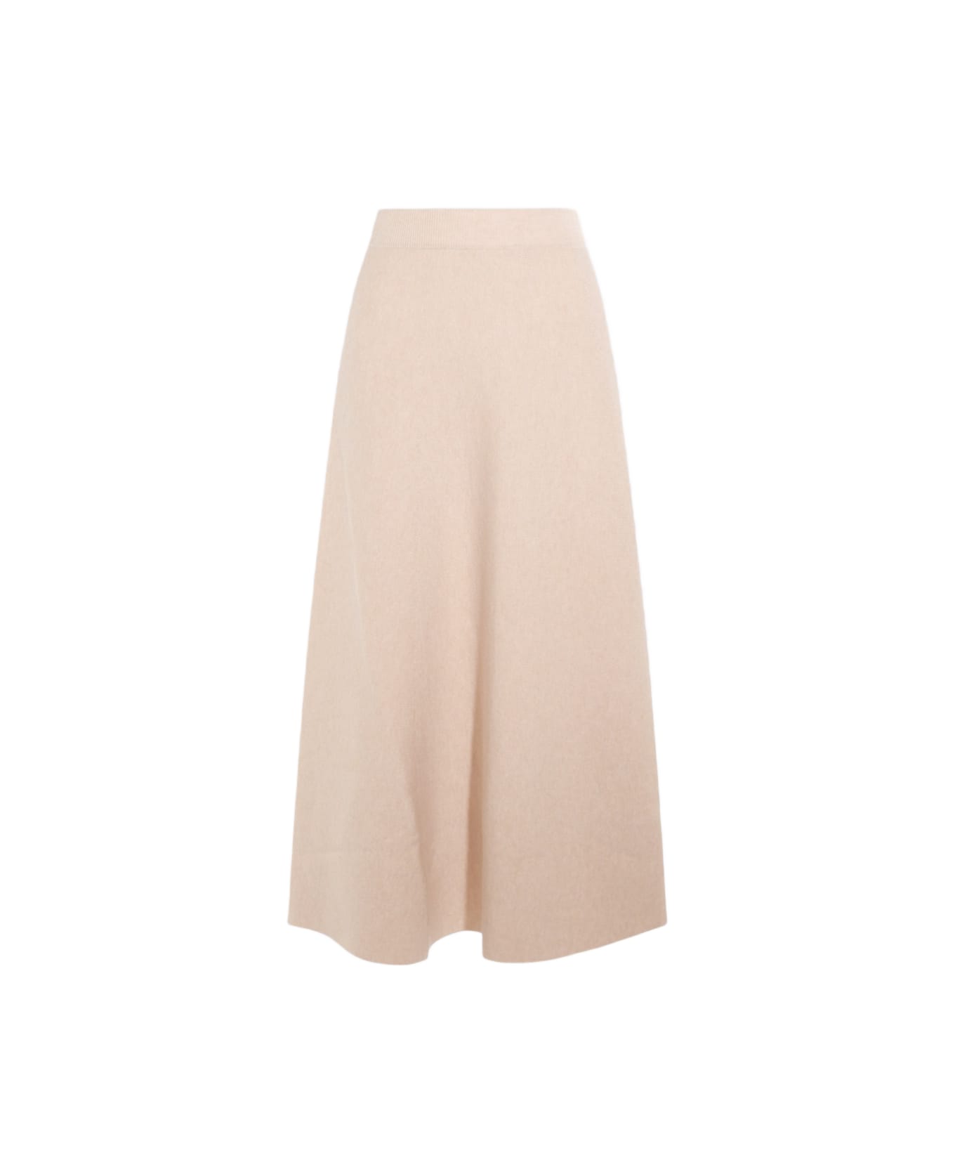 Max Mara Beige Wool Giberna Skirt - ORZO