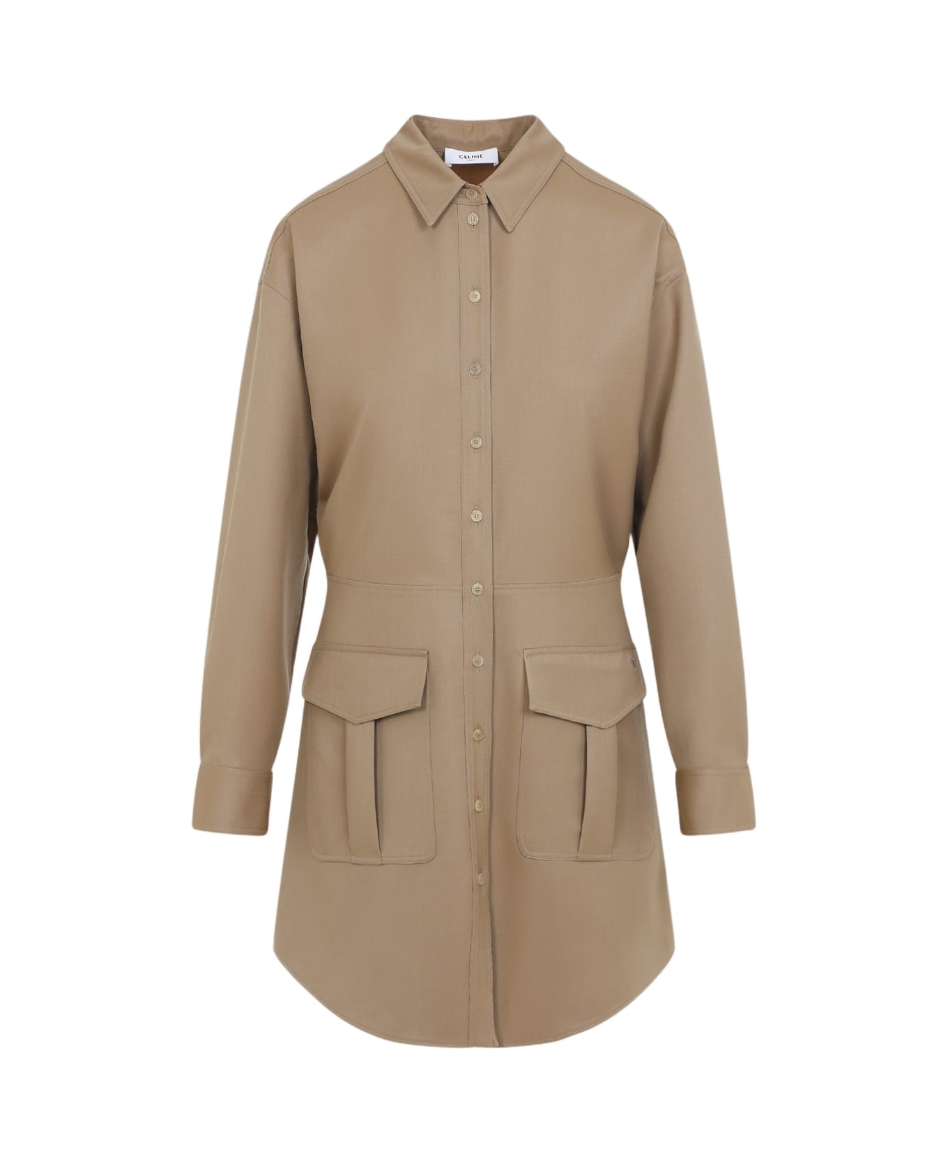 Celine Wool Mini Dress - Sd Sand