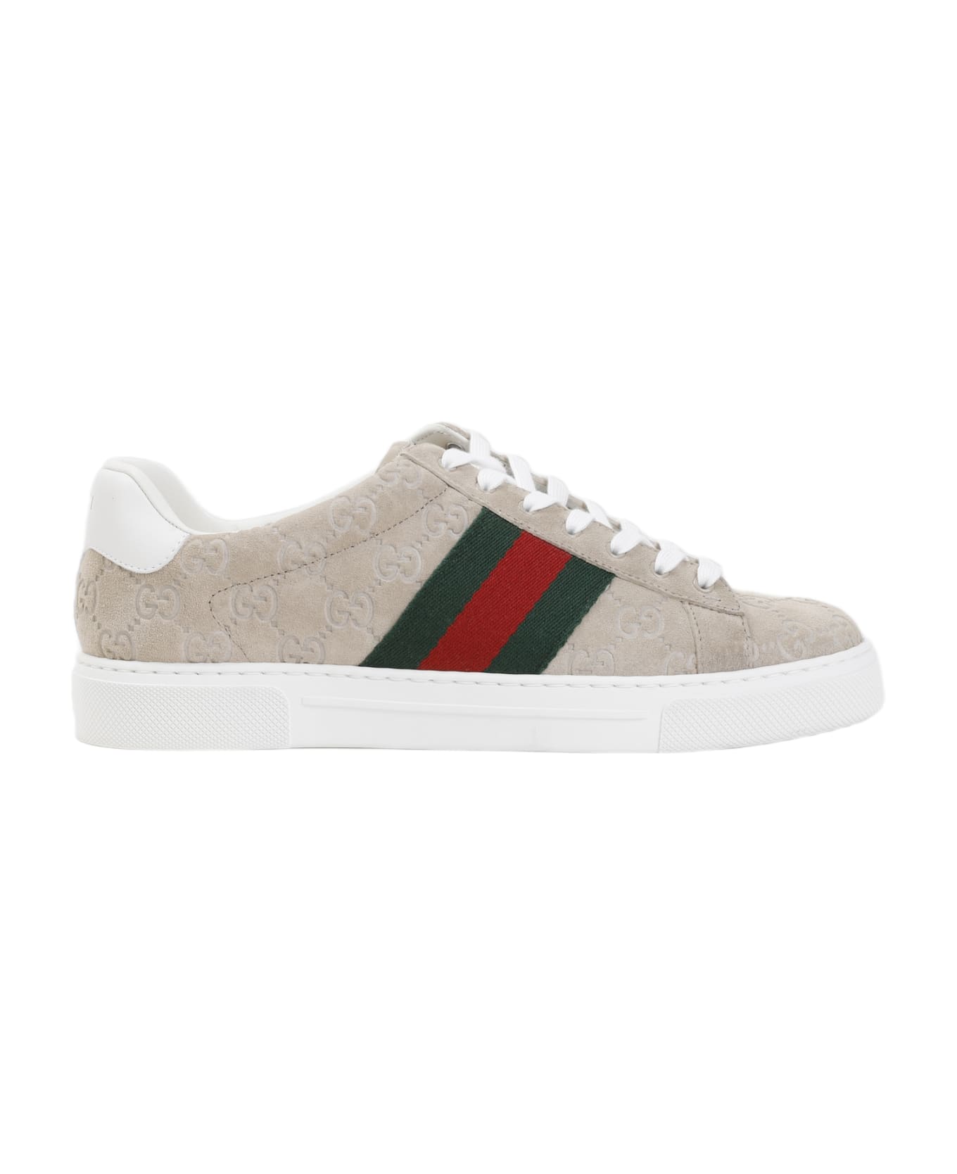 Gucci Ace Sneakers - Oatmeal Oat Vrv