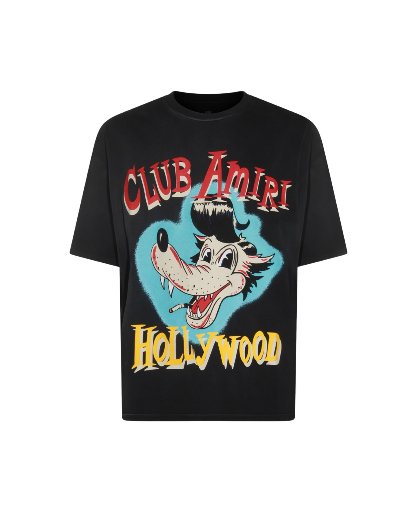 AMIRI Black Cotton T-shirt - Black