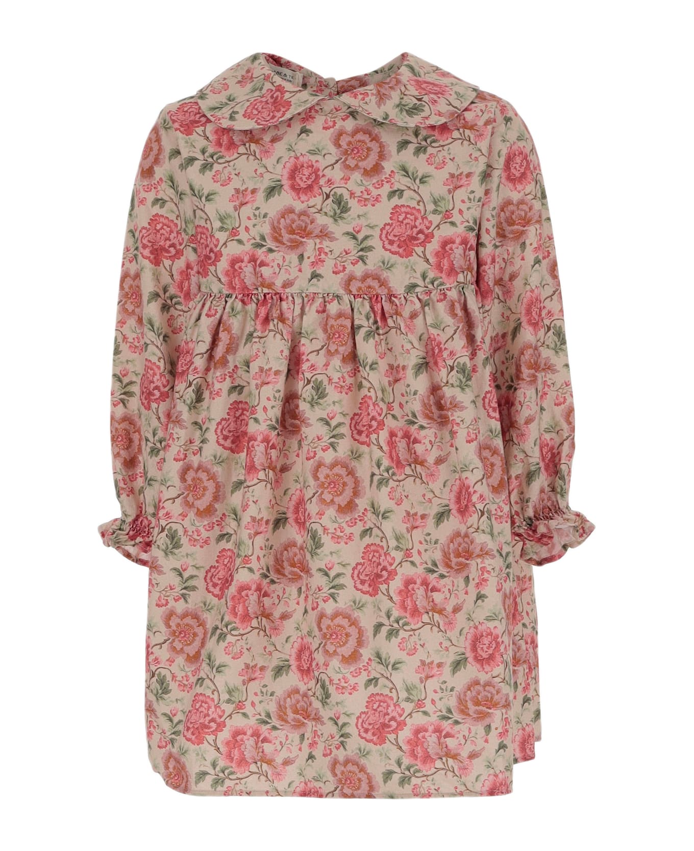 Babe 
Tess Cotton Dress With Floral Pattern - Red