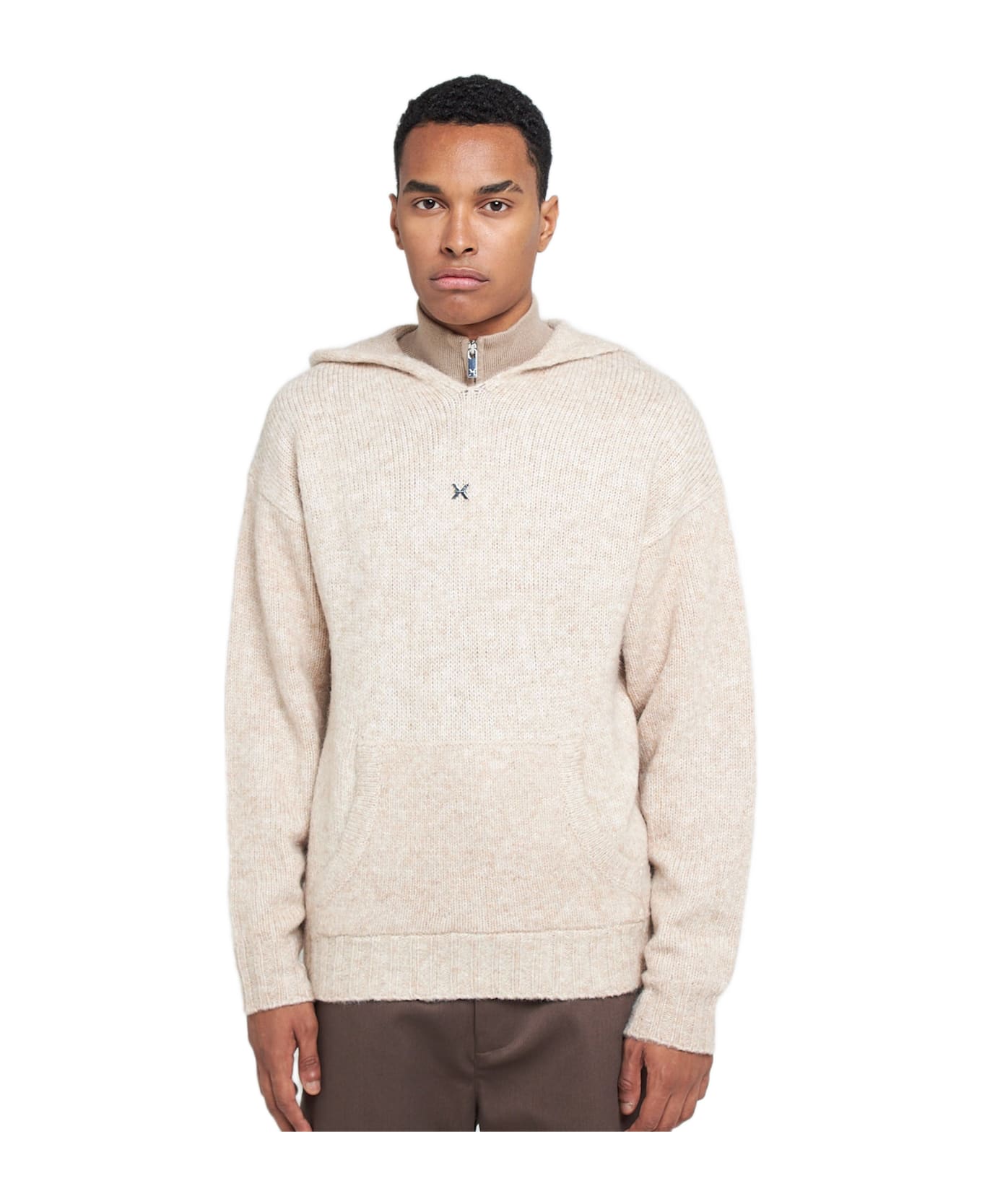Richmond X Knit Hoodie With Hood - Rosa