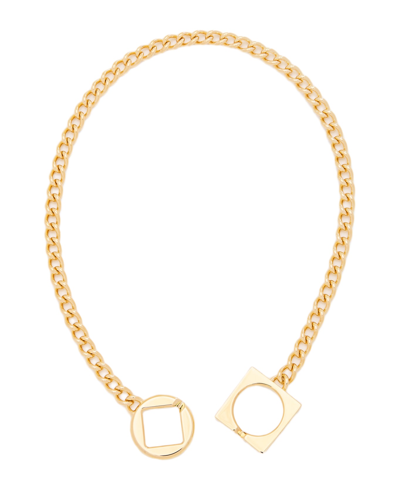 Jacquemus Le Collier Rond Carre - Golden