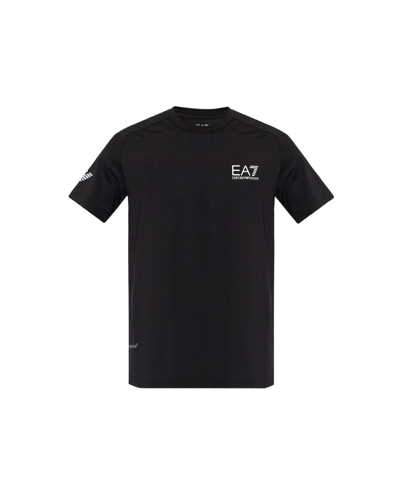EA7 T-shirt With Logo - Black