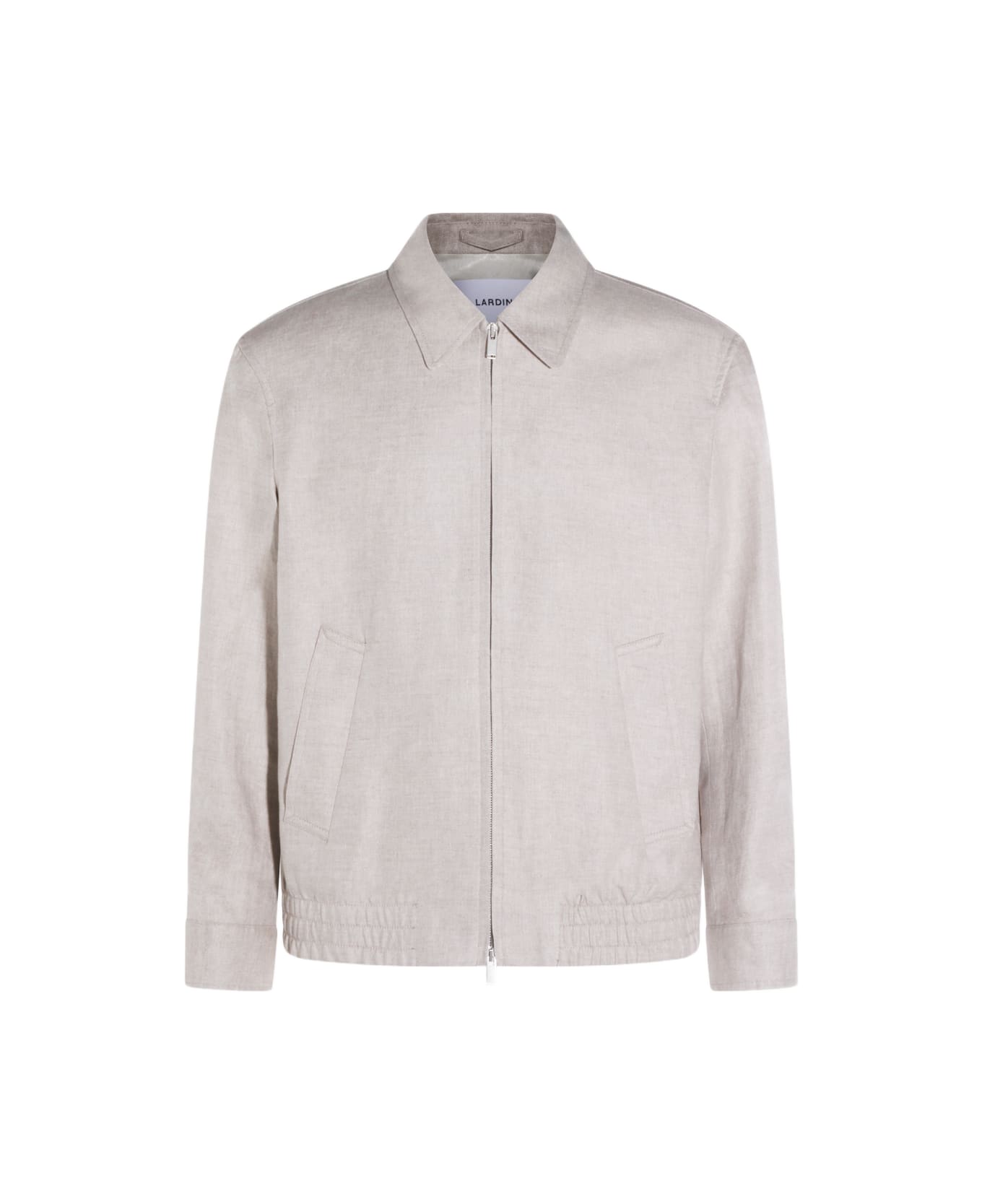 Lardini Sand Linen Casual Jacket - Sand