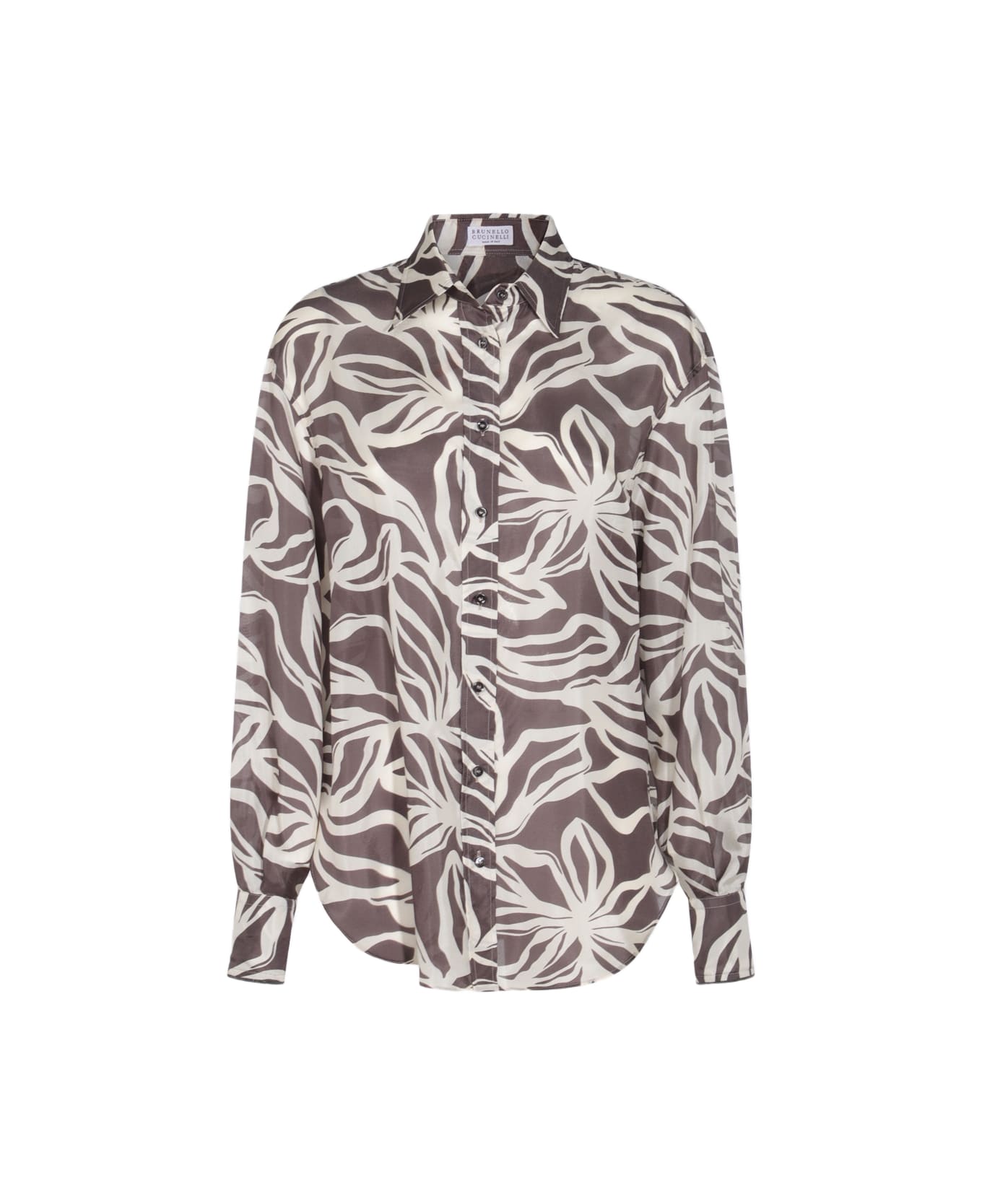 Brunello Cucinelli Brown Shirt - MARRONE/PANAMA