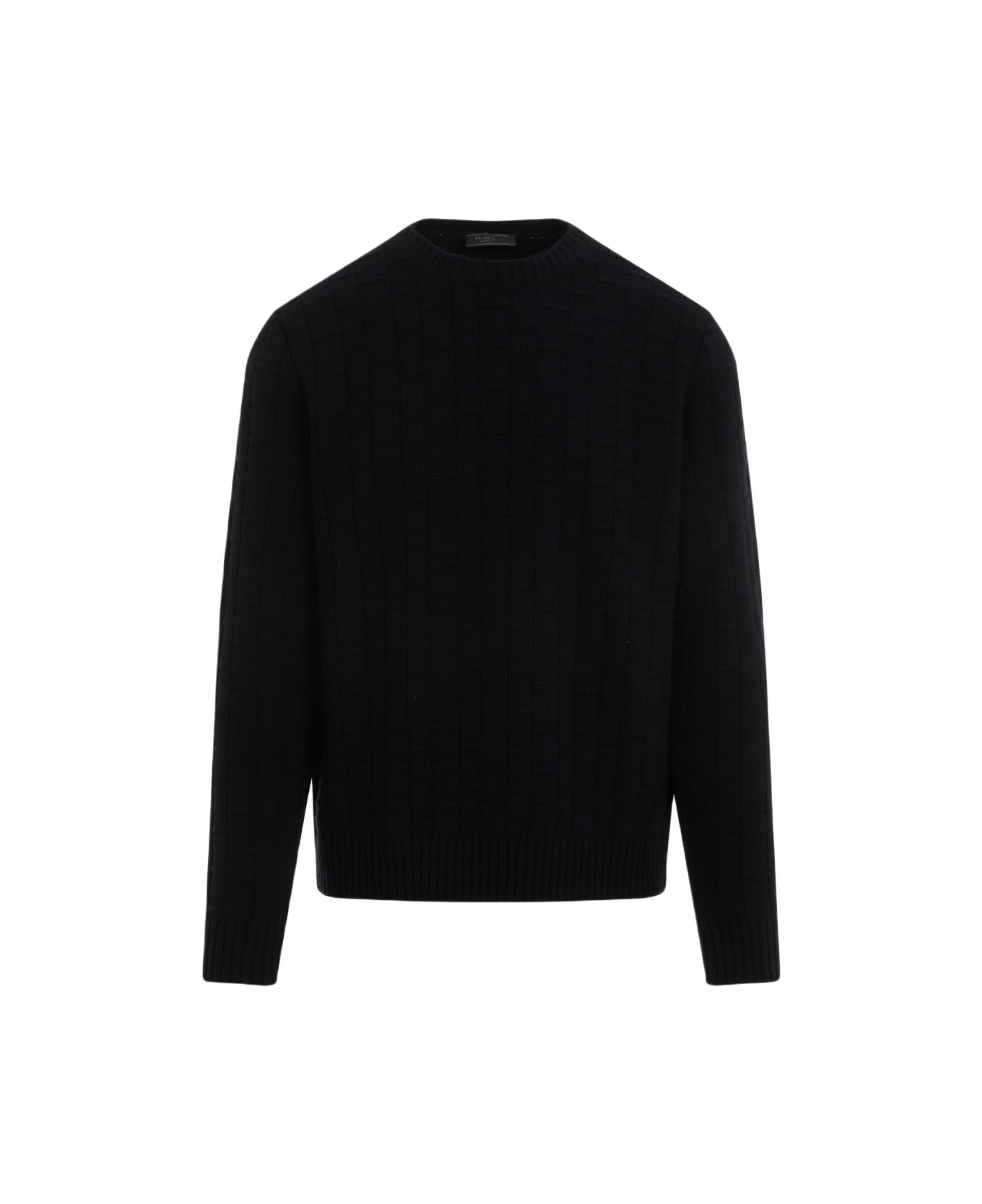 Prada Midnight Blue Wool Blend Sweater - BLEU
