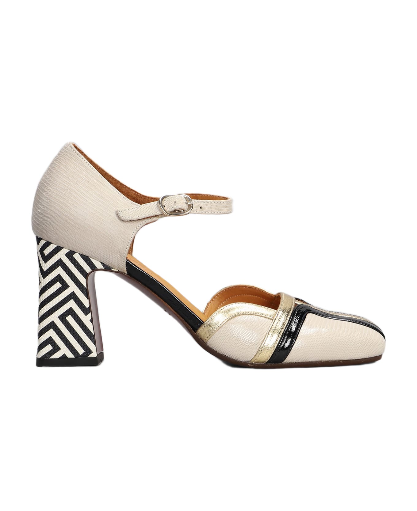 Chie Mihara Olali Pumps In Beige Leather - beige