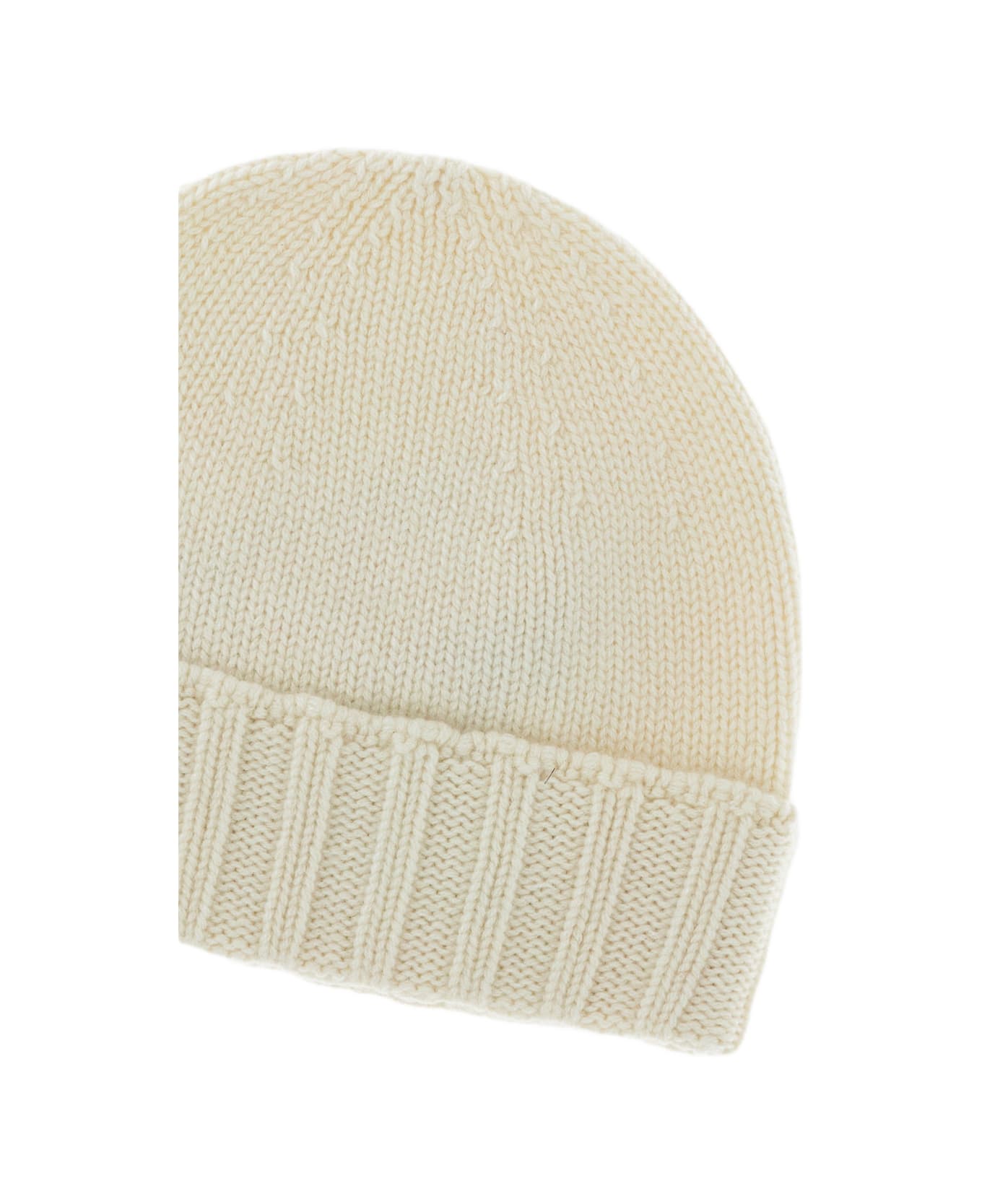 Drumohr Wool Bannie - White