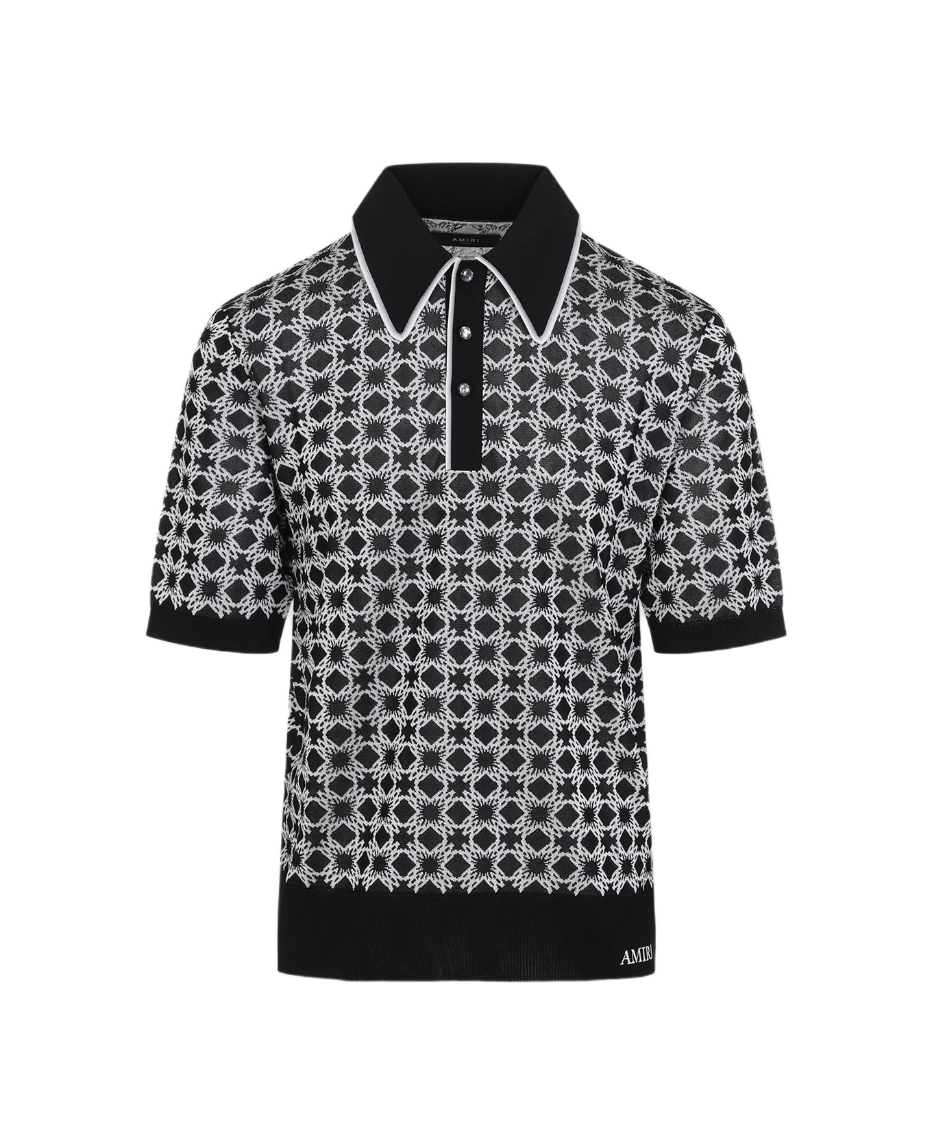 AMIRI Quad Polo - Black