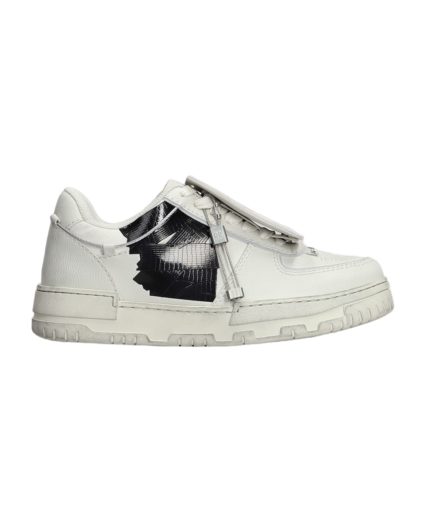 44 Label Group Avril Sneakers In Grey Leather - grey