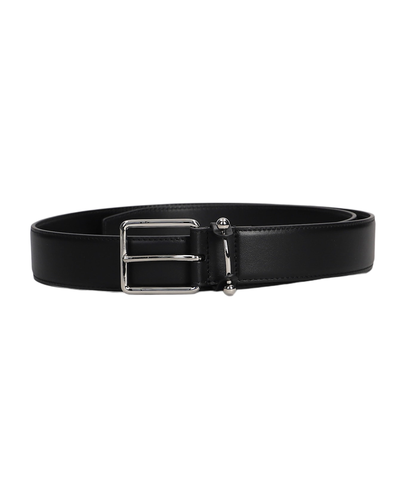 Christian Louboutin Chambeliss Belts In Black Leather - black