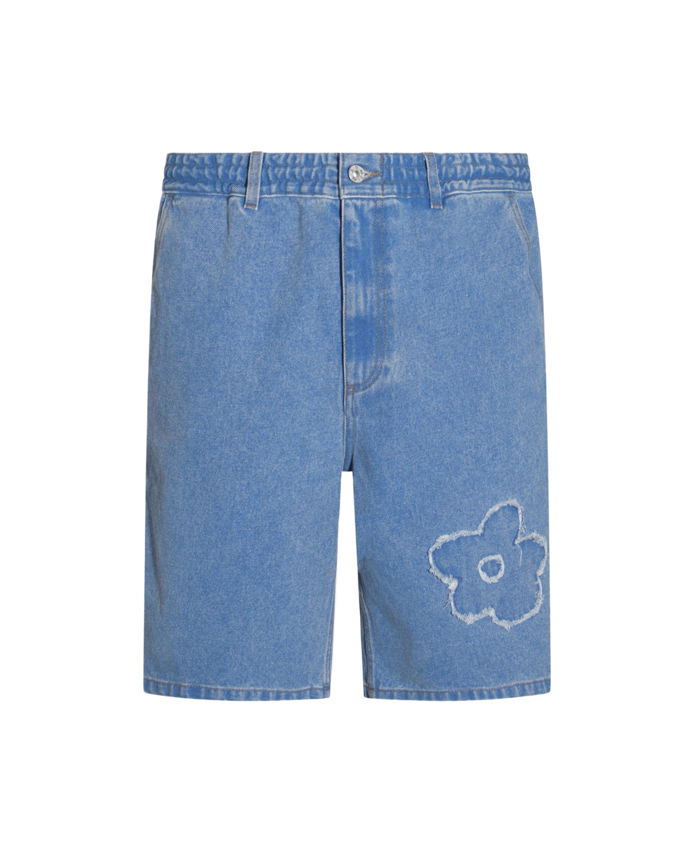 Marni Blue Cotton Shorts - COBALT