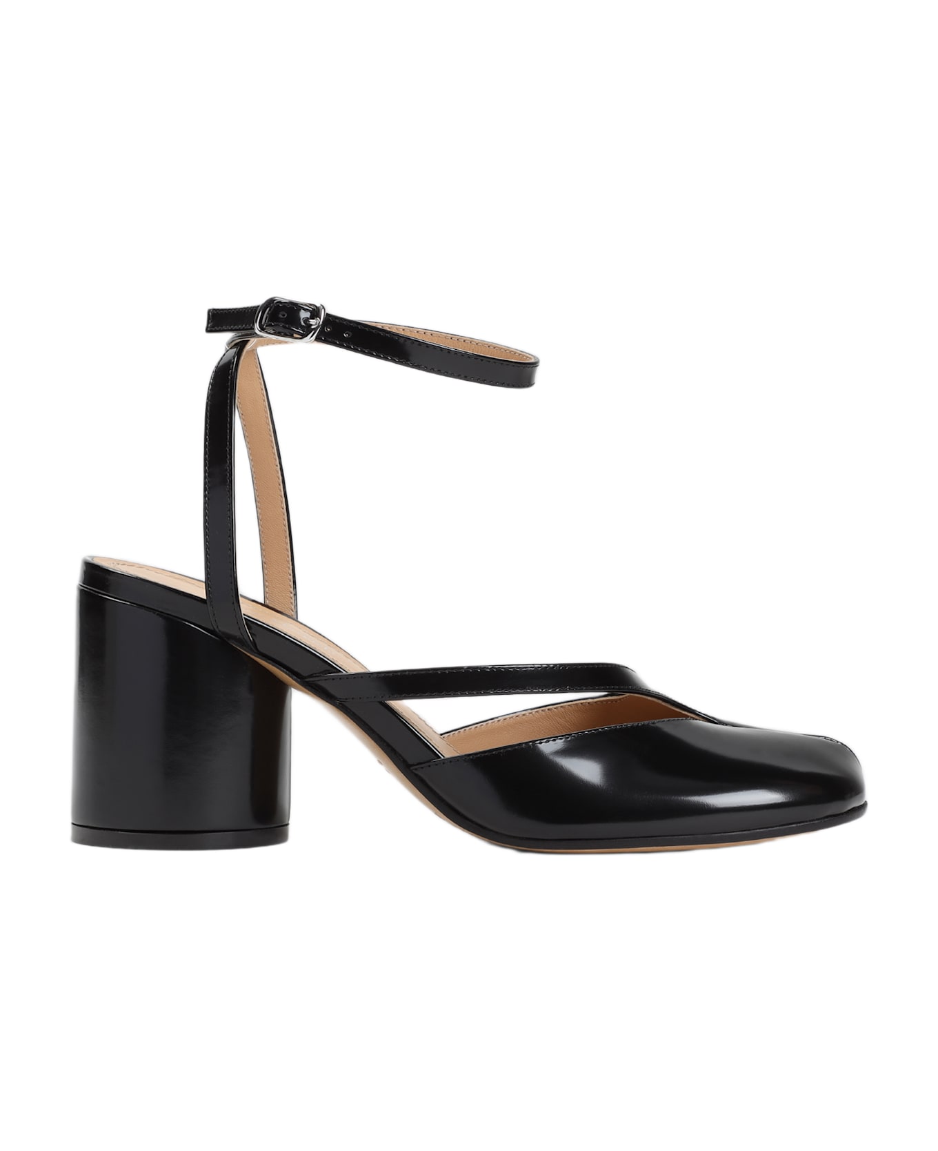 Maison Margiela Tabi Slingback Mules - Black