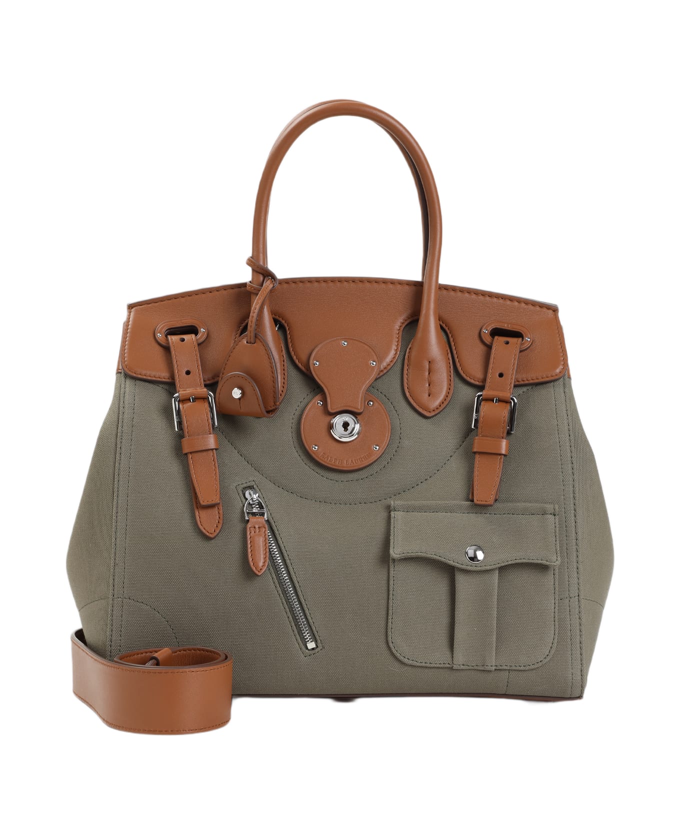 Ralph Lauren Ricky 33 Canvas Handbag - Dusty Sage