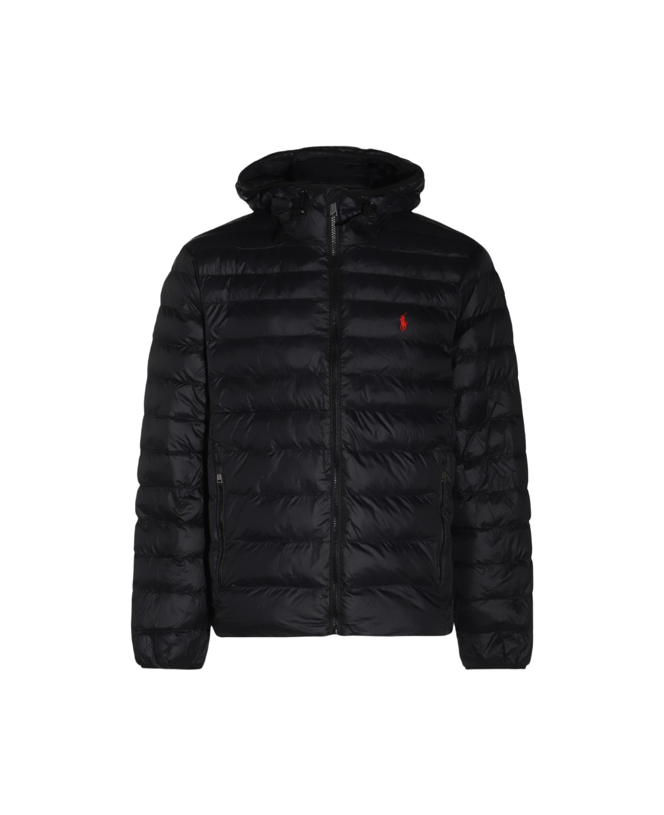 Polo Ralph Lauren Black Nylon Down Jacket - POLO BLACK