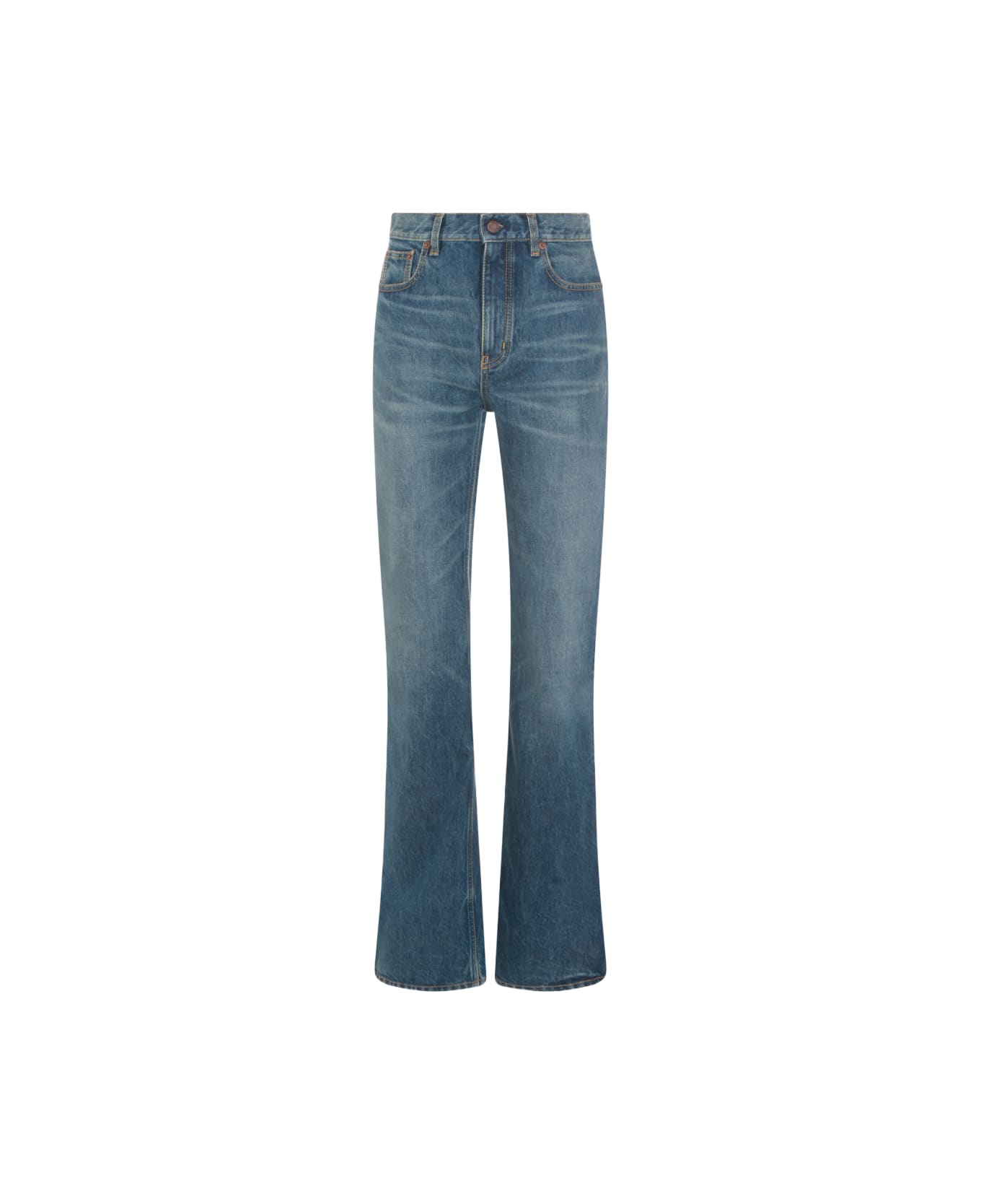 Chloé Blue Cotton Jeans - FADED INDIGO