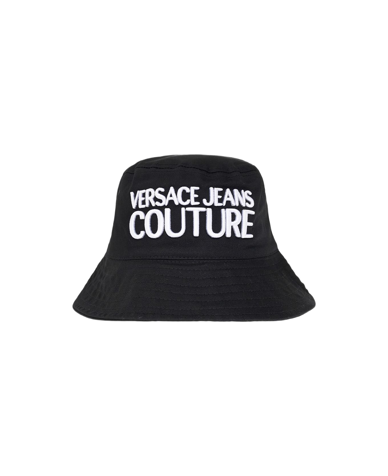 Versace Jeans Couture Bucket Hat With Logo Versace Jeans Couture - BLACK