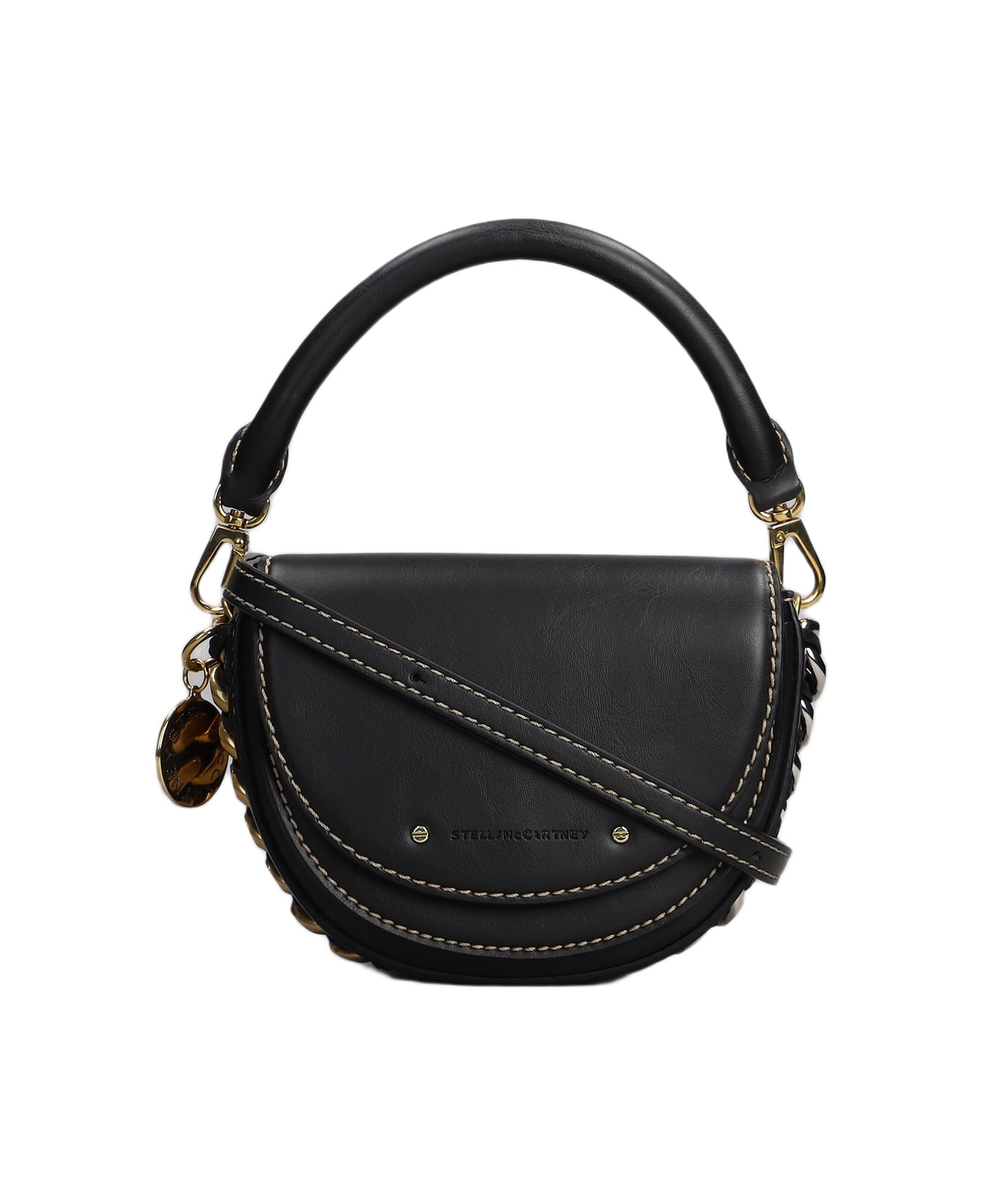 Stella McCartney Alter Mat Hand Bag In Black Polyamide - black