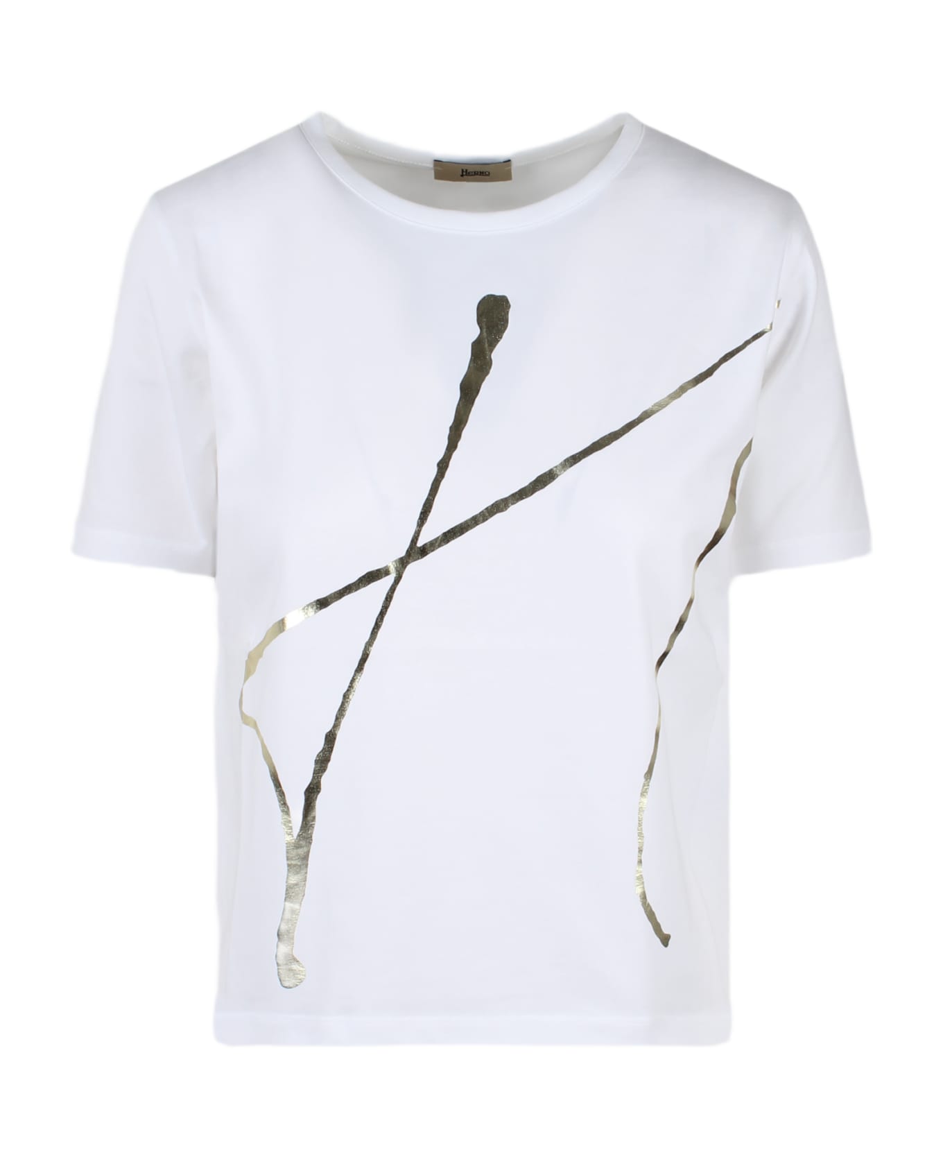 Herno Interlock Jersey T-shirt - WHITE
